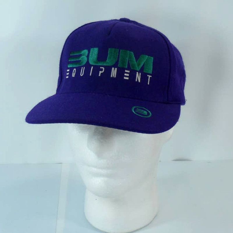 B.U.M Equipment Vintage BUM Equipment Wool Blend Snapback Cap Hat ...