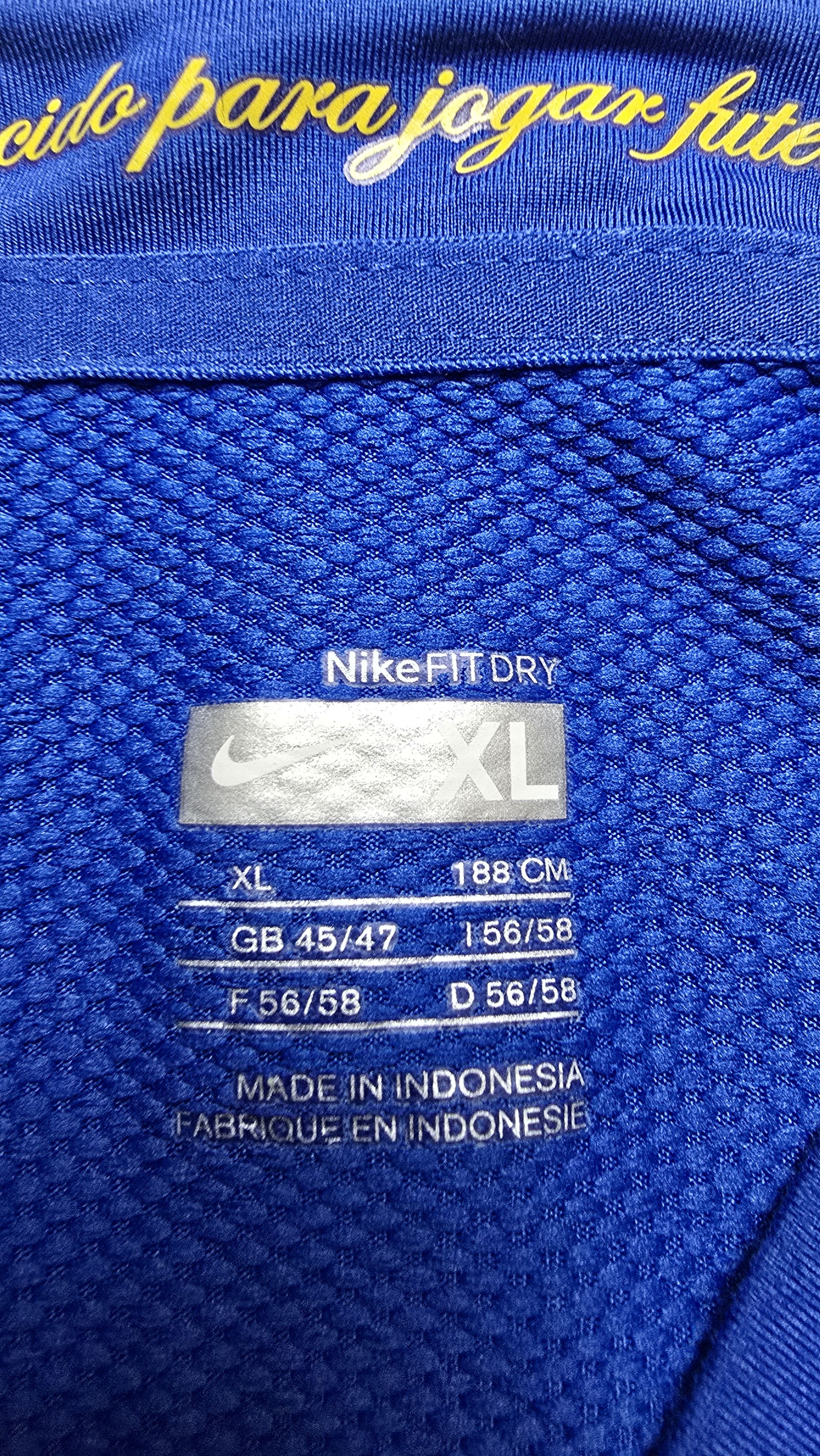 Nike VTG NIKE BRAZIL 2008 2009 AWAY FOOTBALL SHIRT SOCCER JERSEY Size US XL / EU 56 / 4 - 11 Thumbnail
