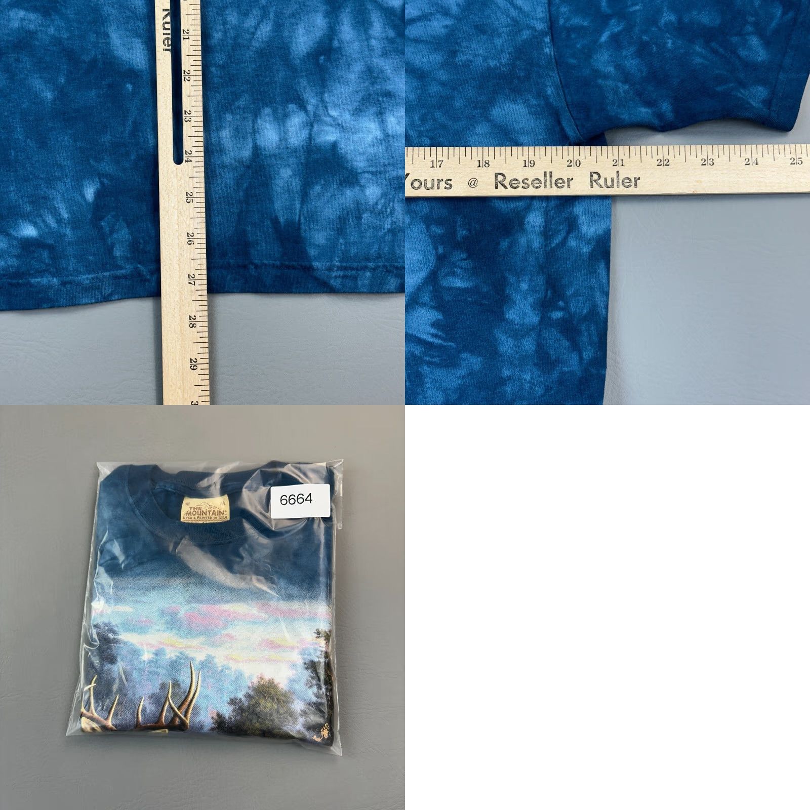 The Mountain VINTAGE The Mountain Shirt Mens M Tie Dye Deer Buck Wildlife Deadstock Y2K Shirt Mens Blue 90s Animals Nature USA Size US M / EU 48-50 / 2 - 8 Thumbnail