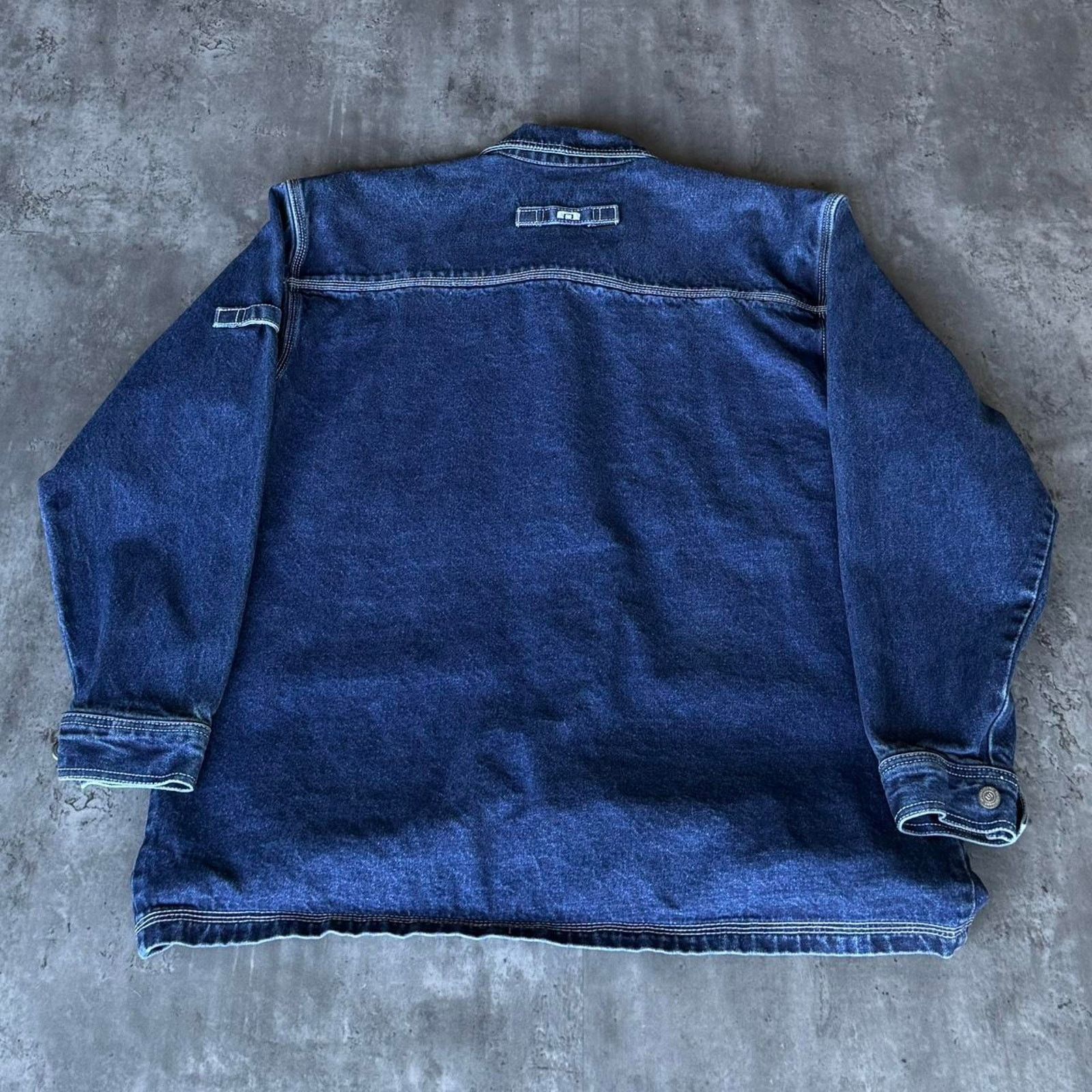 JNCO × Japanese Brand × Vintage Vintage Y2K Jnco Style Embroidered Baggy Denim Jacket Size US M / EU 48-50 / 2 - 2 Thumbnail
