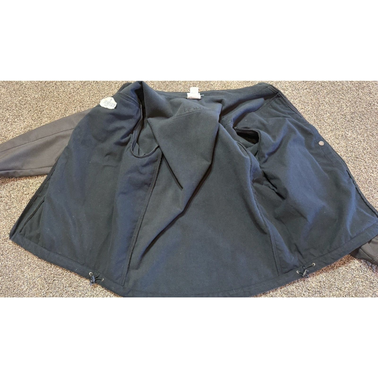 Vintage VINTAGE Cinch Men's XL Bonded Black/Brown Concealed Carry Coat Heavy Windbreaker Jacket Bomber Softshell Jacket H20 Zip Mens XL Brown Windbreaker Coat Size US XL / EU 56 / 4 - 2 Thumbnail