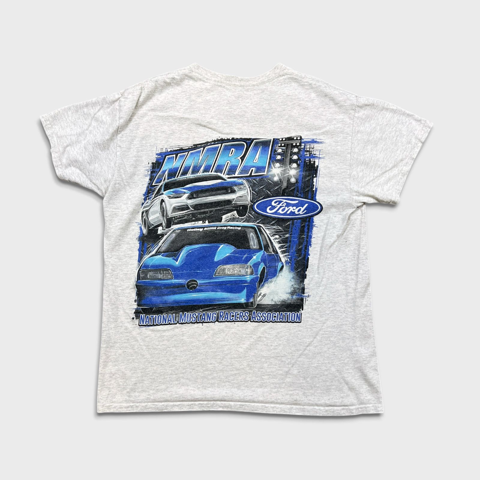 NASCAR × Vintage Vintage NMRA Ford Mustang T Shirt NASCAR Y2K Racing Tee Size US S / EU 44-46 / 1 - 1 Thumbnail