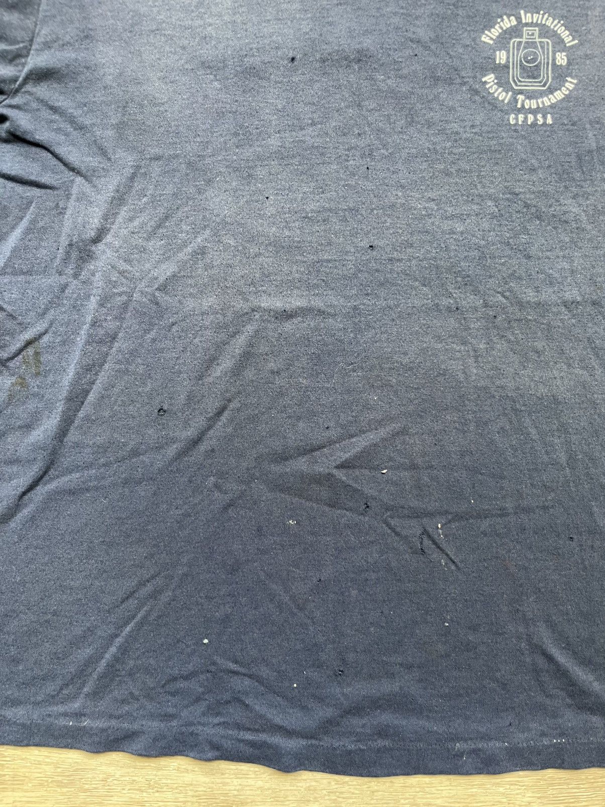Vintage Vintage 1985 Florida Pistol Tournament Gun Tee Size US M / EU 48-50 / 2 - 4 Thumbnail