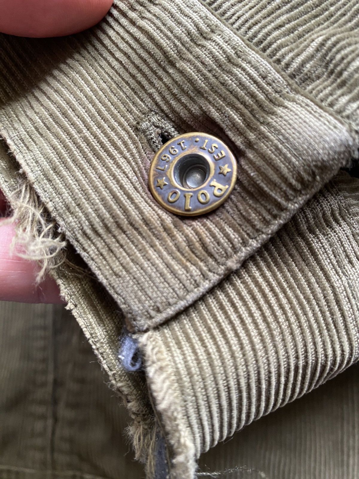 Polo Ralph Lauren × Ralph Lauren × Vintage Vintage 90’s Polo Ralph Lauren Corduroy Jacket Size US XL / EU 56 / 4 - 6 Thumbnail