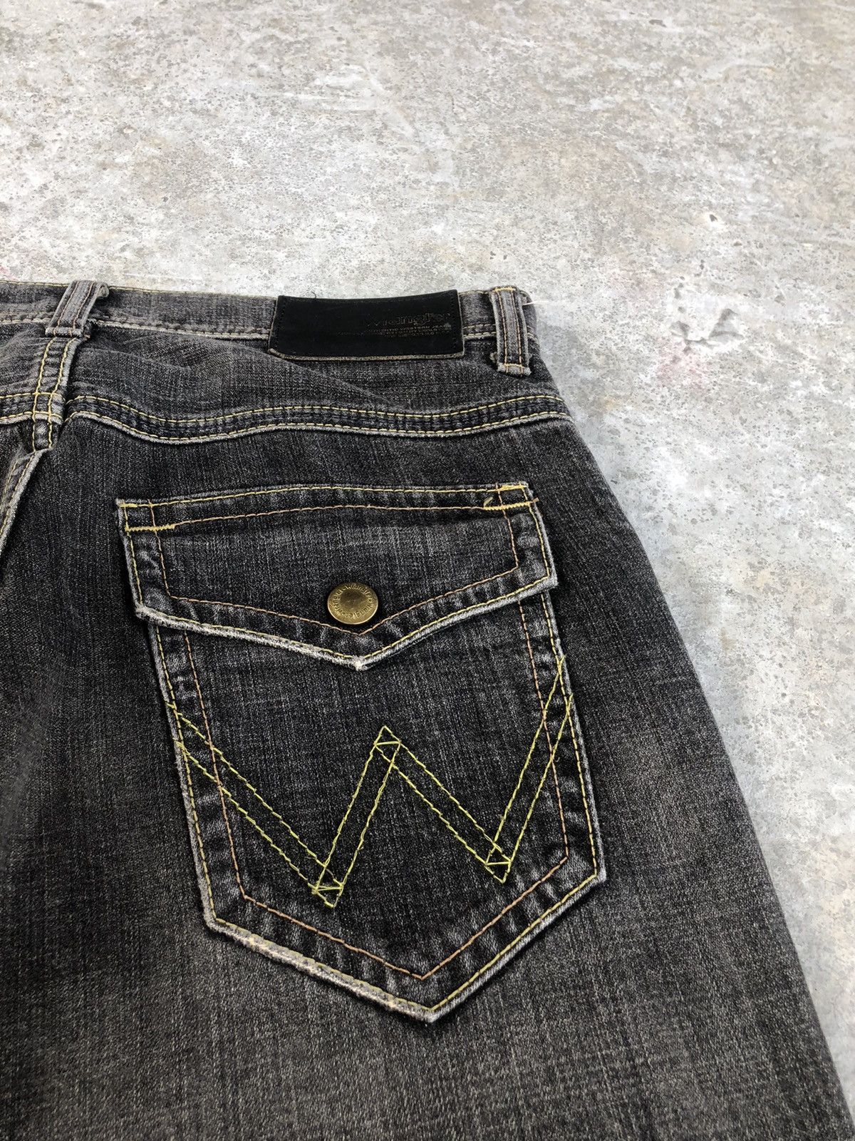 If Six Was Nine Y2k Wrangler Flared Jeans Distressed Jeans Size US 32 / EU 48 - 16 Thumbnail
