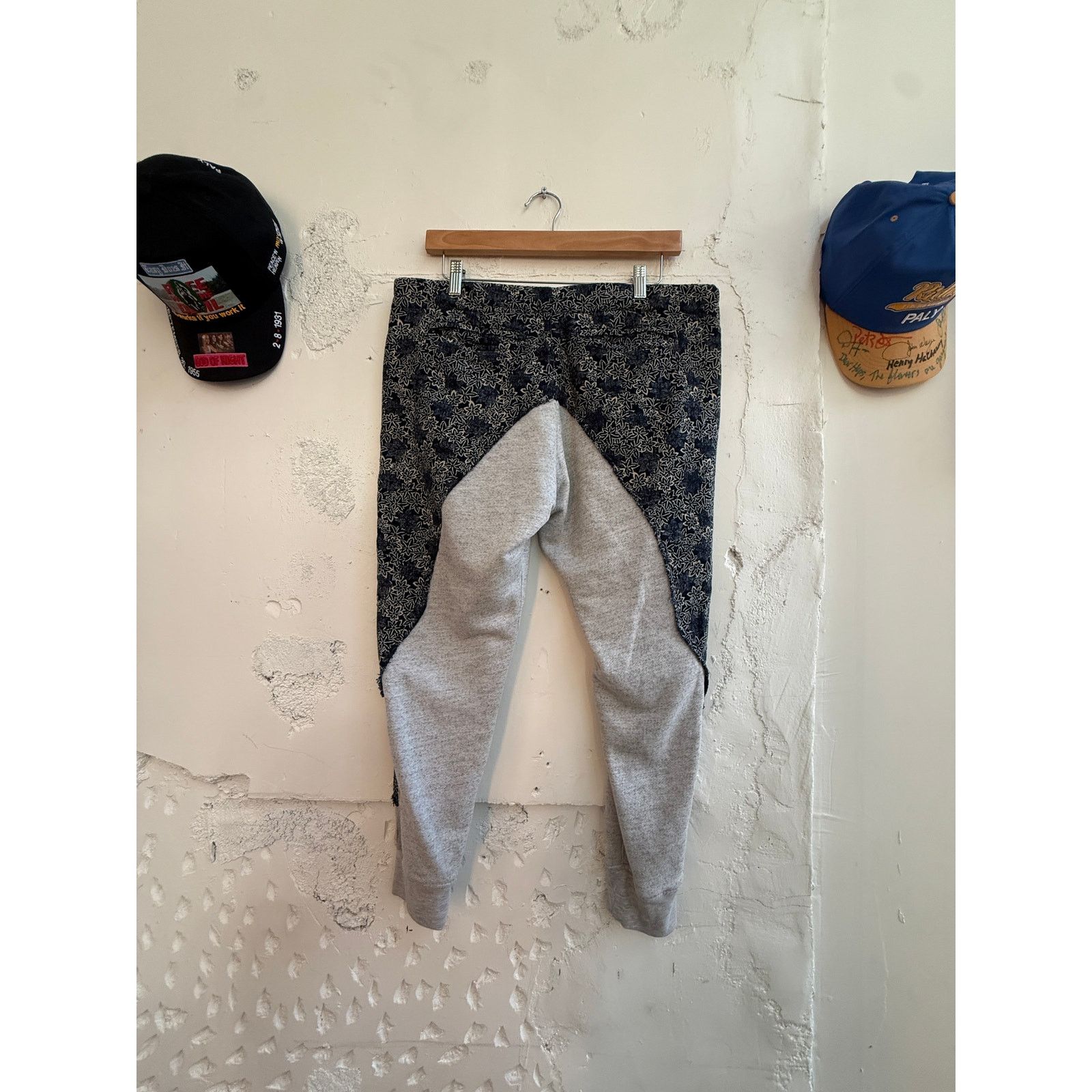 Greg Lauren Greg Lauren Indigo Starfish Grey Fleece Slim Lounge Pant Size US 32 / EU 48 - 2 Thumbnail