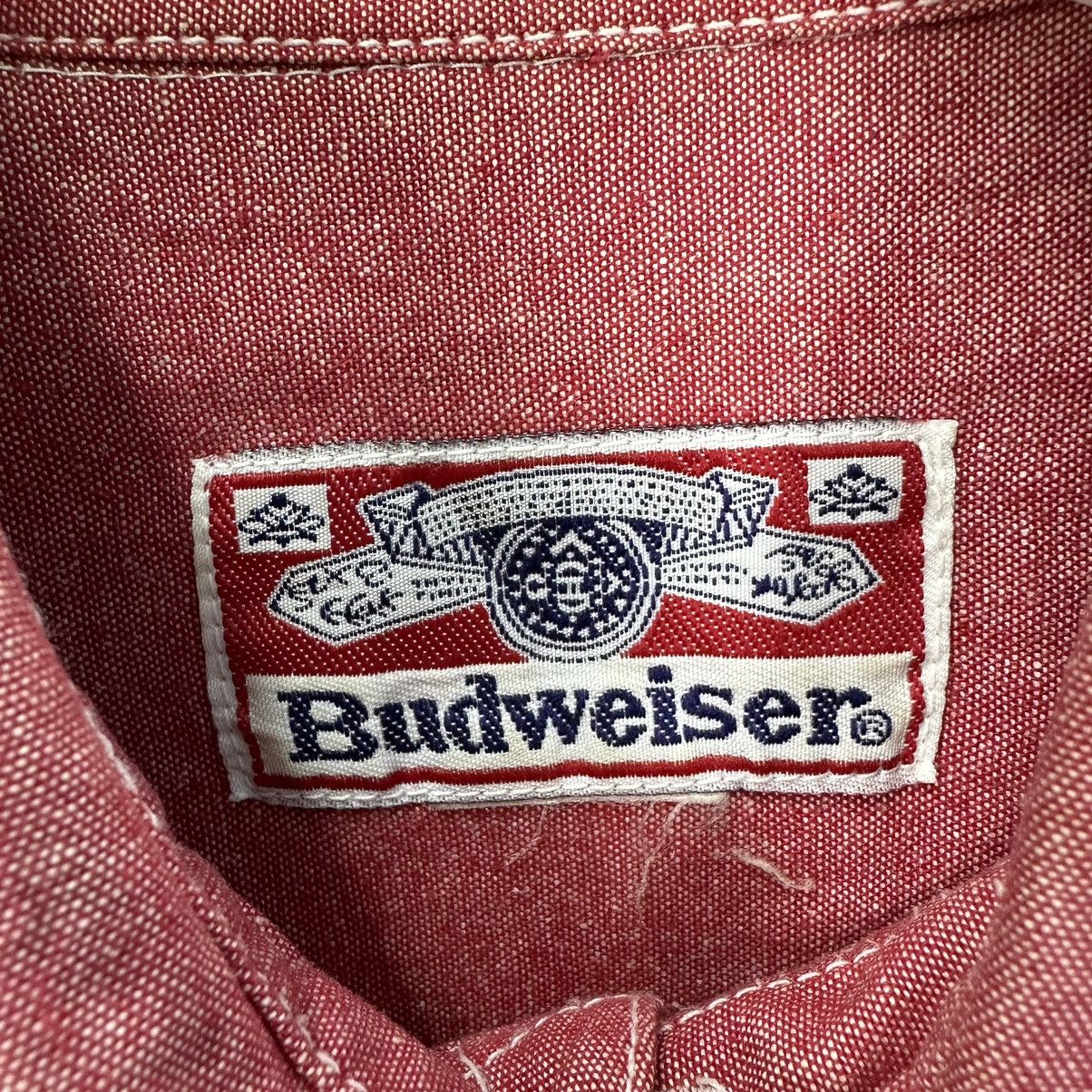 Budweiser Budweiser Vintage Button Shirt A845 Size US L / EU 52-54 / 3 - 9 Thumbnail