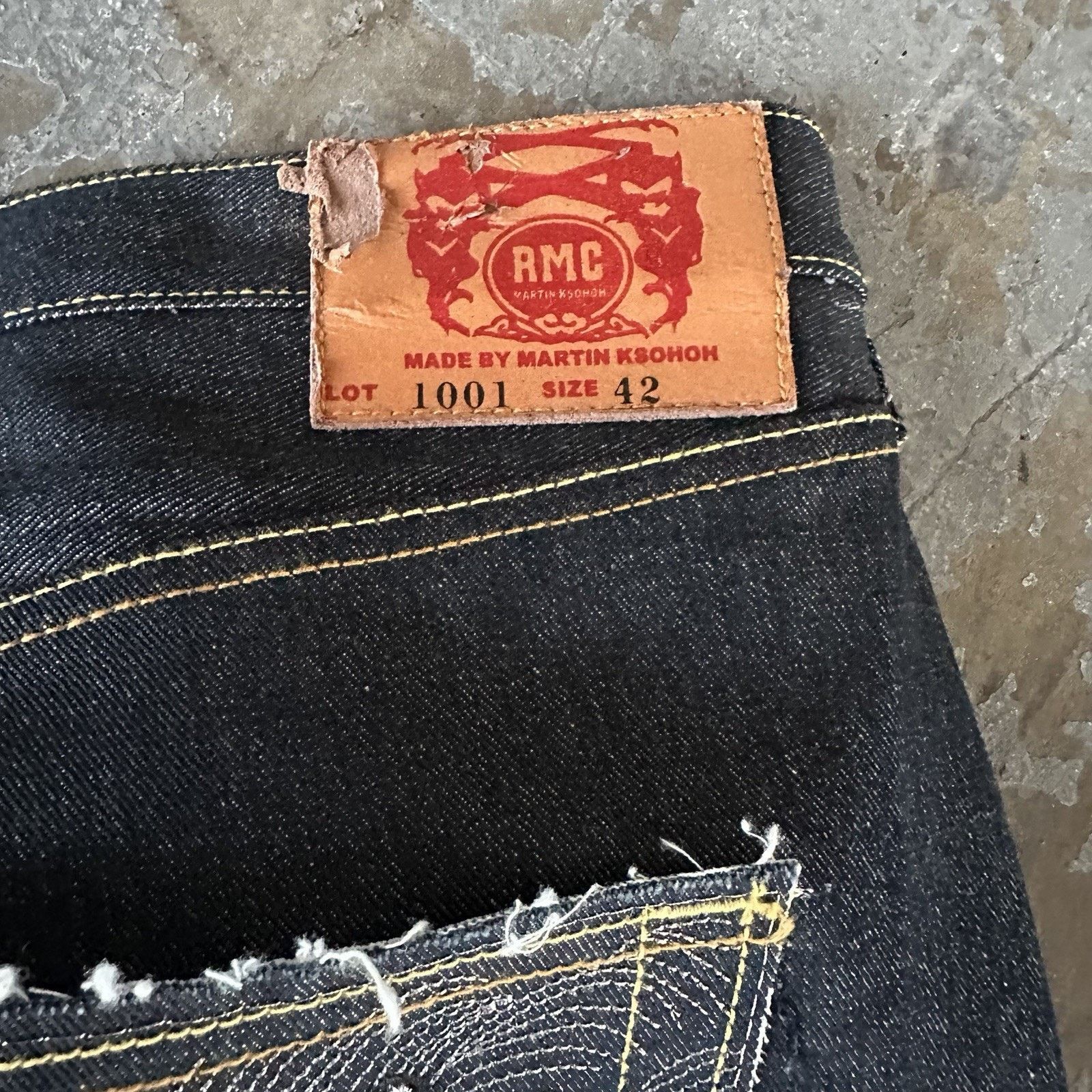Red Monkey × Vintage Vintage Y2K Red Monkey Company Bondage Girls Denim Jeans Size US 42 / EU 58 - 7 Thumbnail