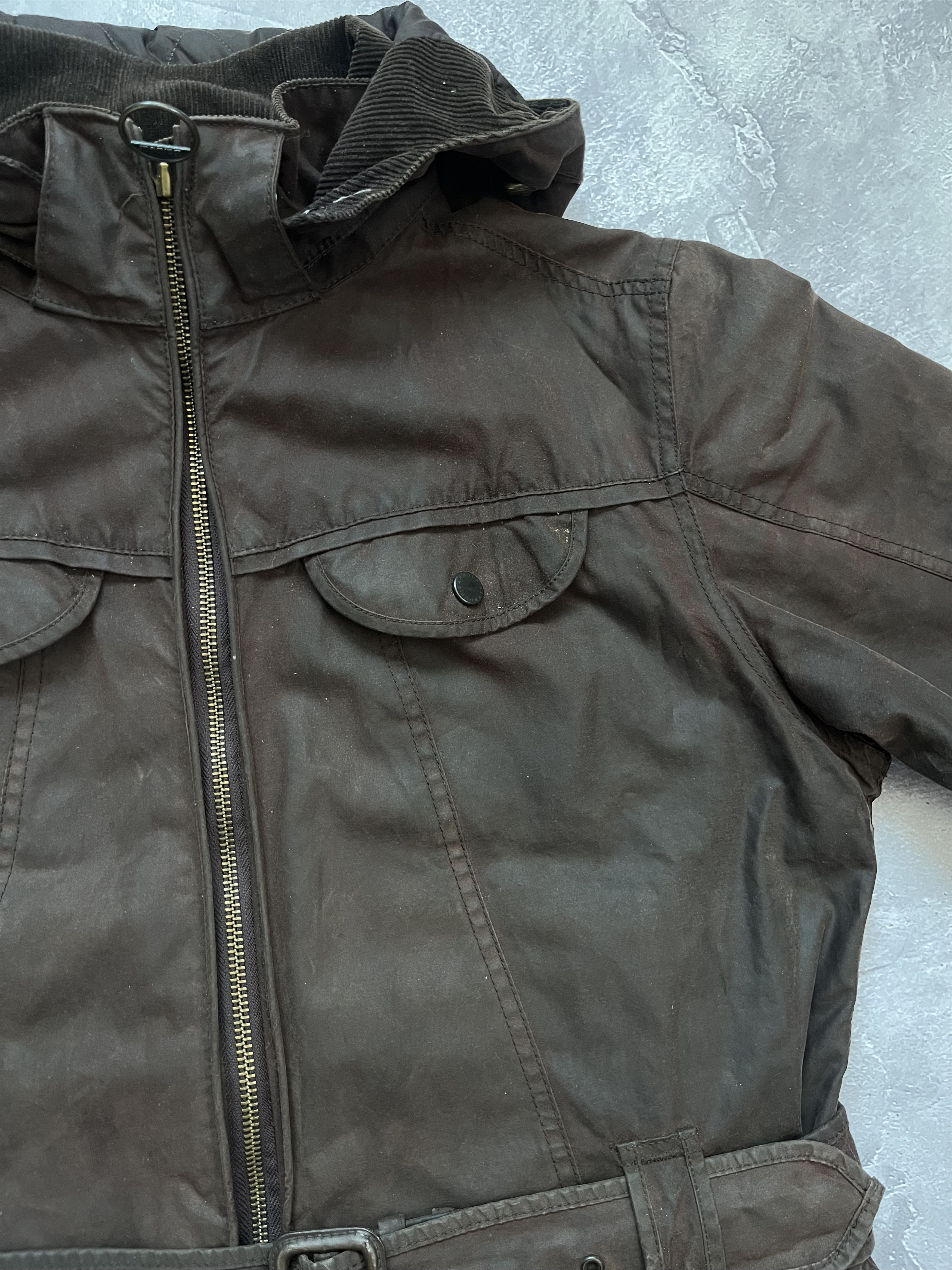 Barbour Barbour Cameron Wax Women's Hooded Jacket Brown British Size XL / US 12-14 / IT 48-50 - 12 Thumbnail