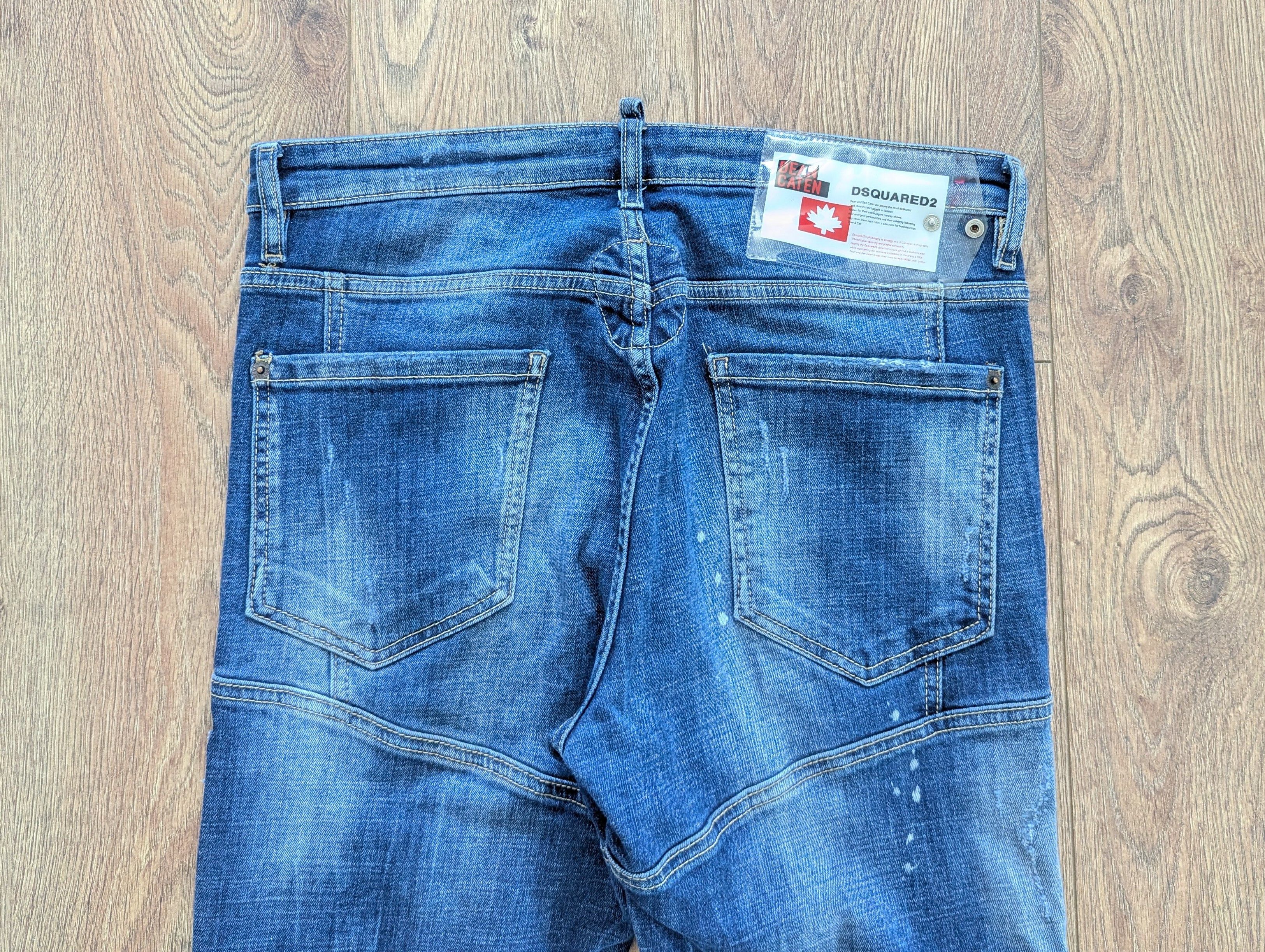 Dsquared2 DSQUARED2 Tidy Biker Jean Dean Caten Denim Pants MadeInItaly Size US 34 / EU 50 - 18 Thumbnail