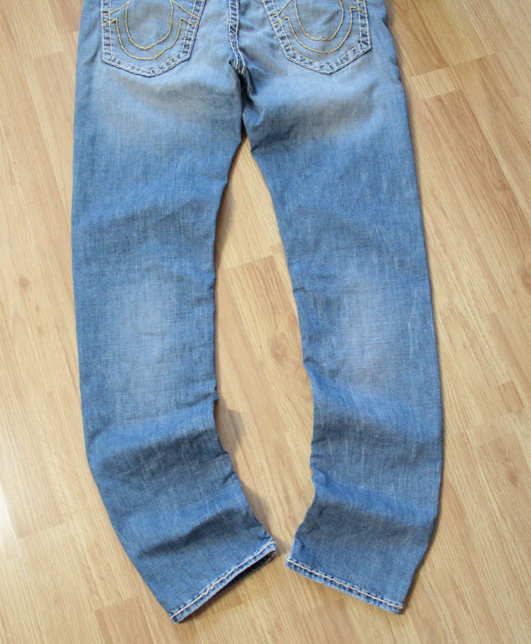 Japanese Brand 🔥 True Religion Rocco Relaxed Skinny Pants Jeans Y2K Logo Size US 34 / EU 50 - 2 Thumbnail