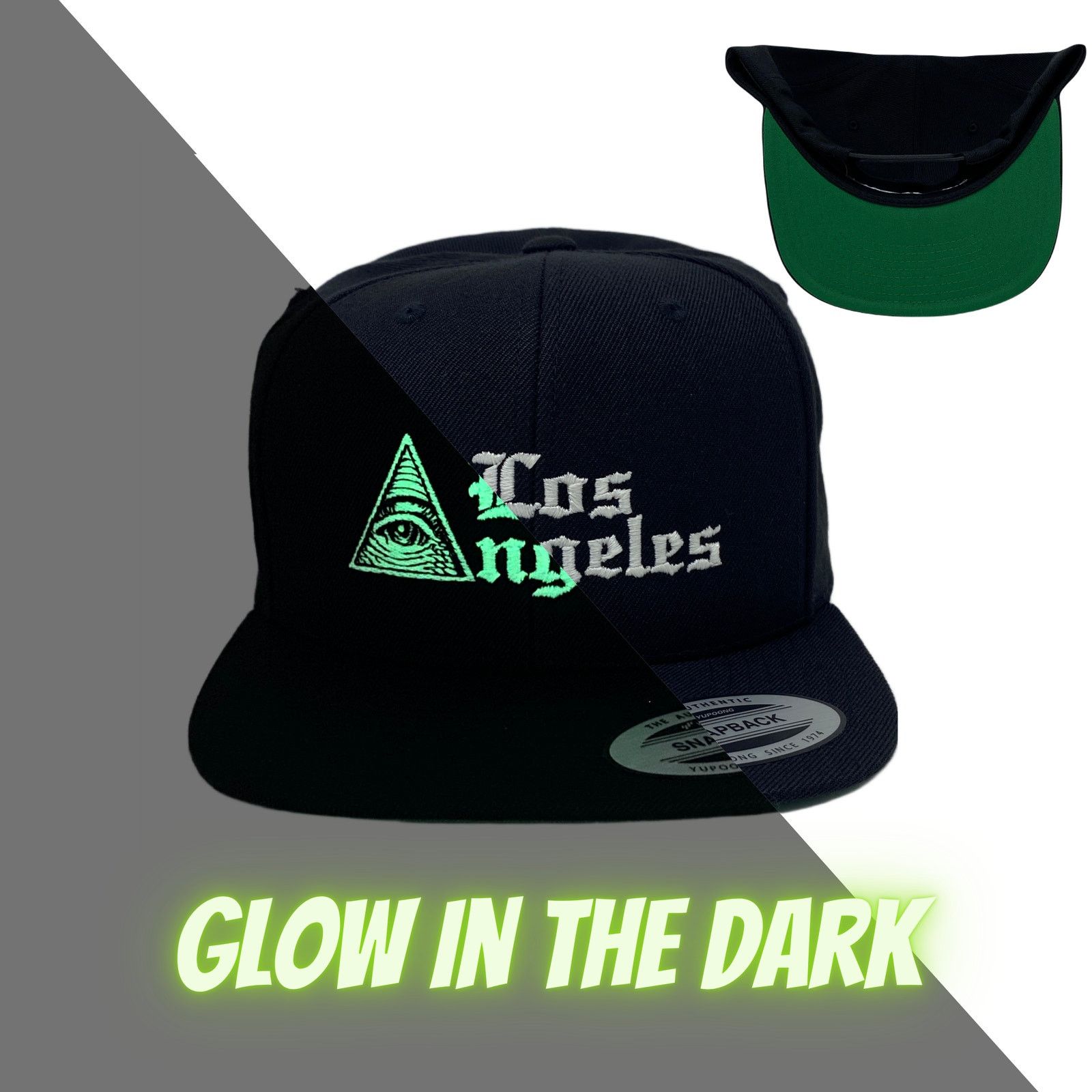 Other Los Angeles LA Illuminati Snapback Hat GLOW In The Dark Size ONE SIZE - 1 Thumbnail