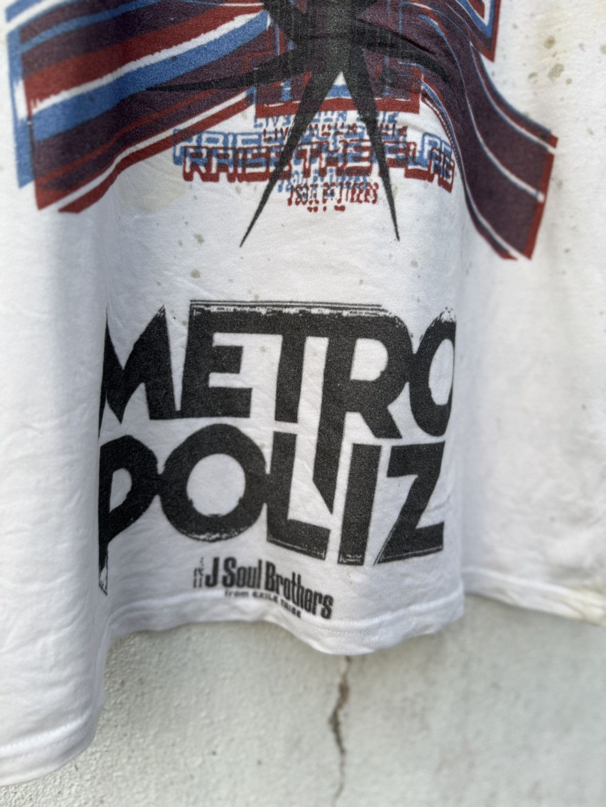 Band Tees Distressed Unknown Metropoliz J Soul Brother Japanese Band Size US L / EU 52-54 / 3 - 6 Thumbnail