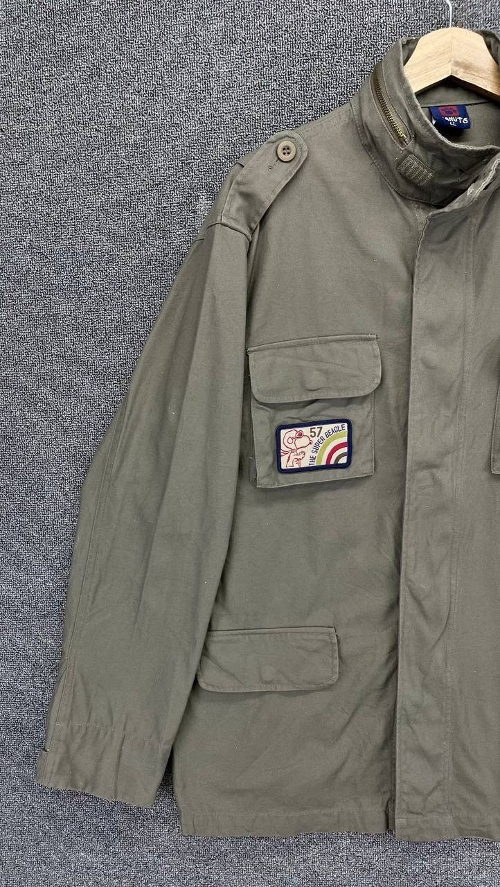 Peanuts Vintage Peanuts The Super Beagle Military M65 Jacket Size US L / EU 52-54 / 3 - 3 Thumbnail