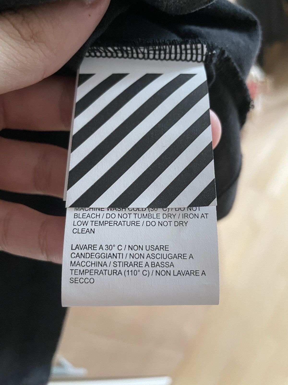 Off-White Off-White 3D Line Slim Tee Anthracite Size US M / EU 48-50 / 2 - 4 Thumbnail