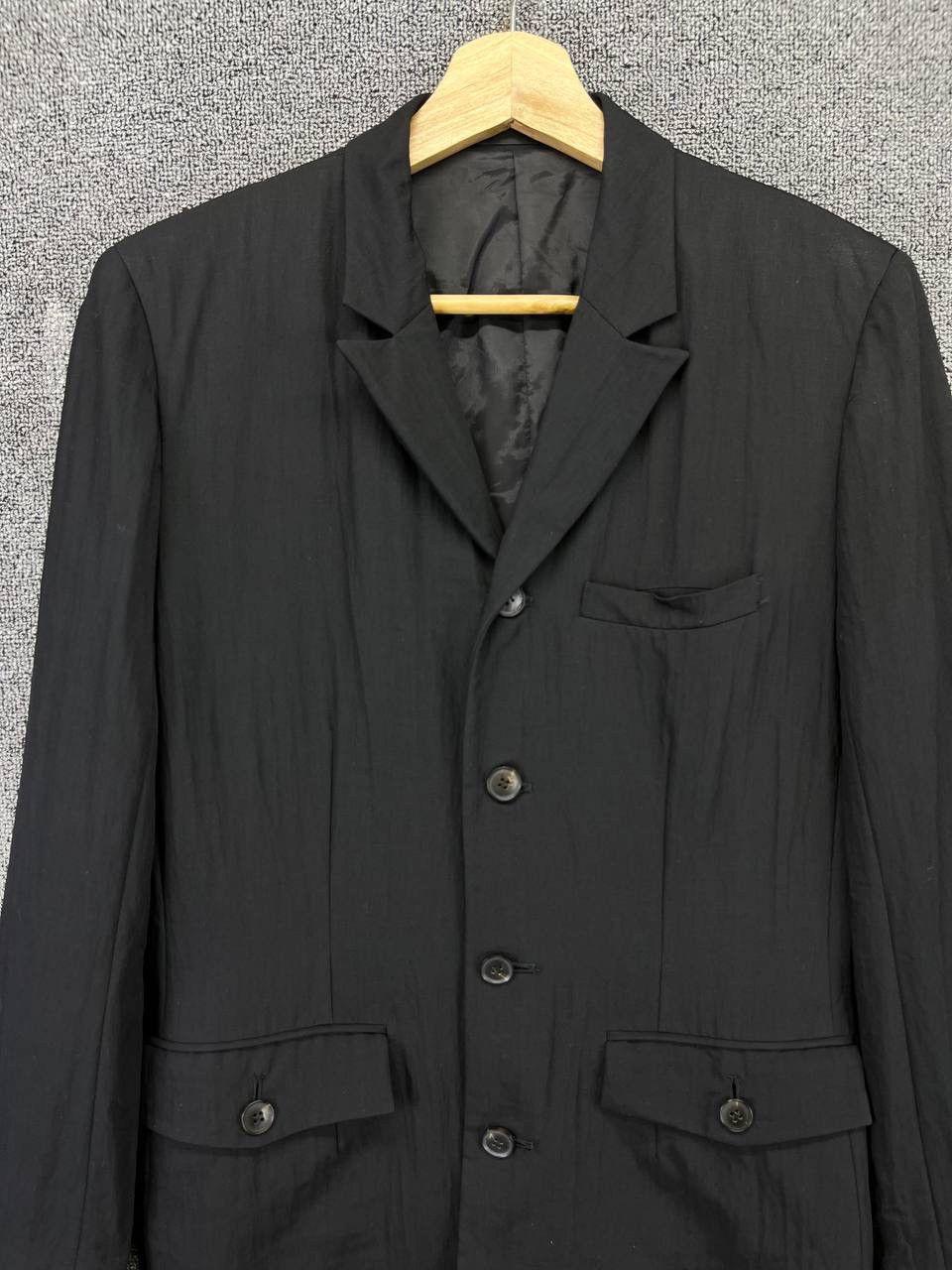 Yohji Yamamoto Vintage Yohji Yamamoto Y’s Bis Wool Coats Jacket Size M / US 6-8 / IT 42-44 - 5 Thumbnail