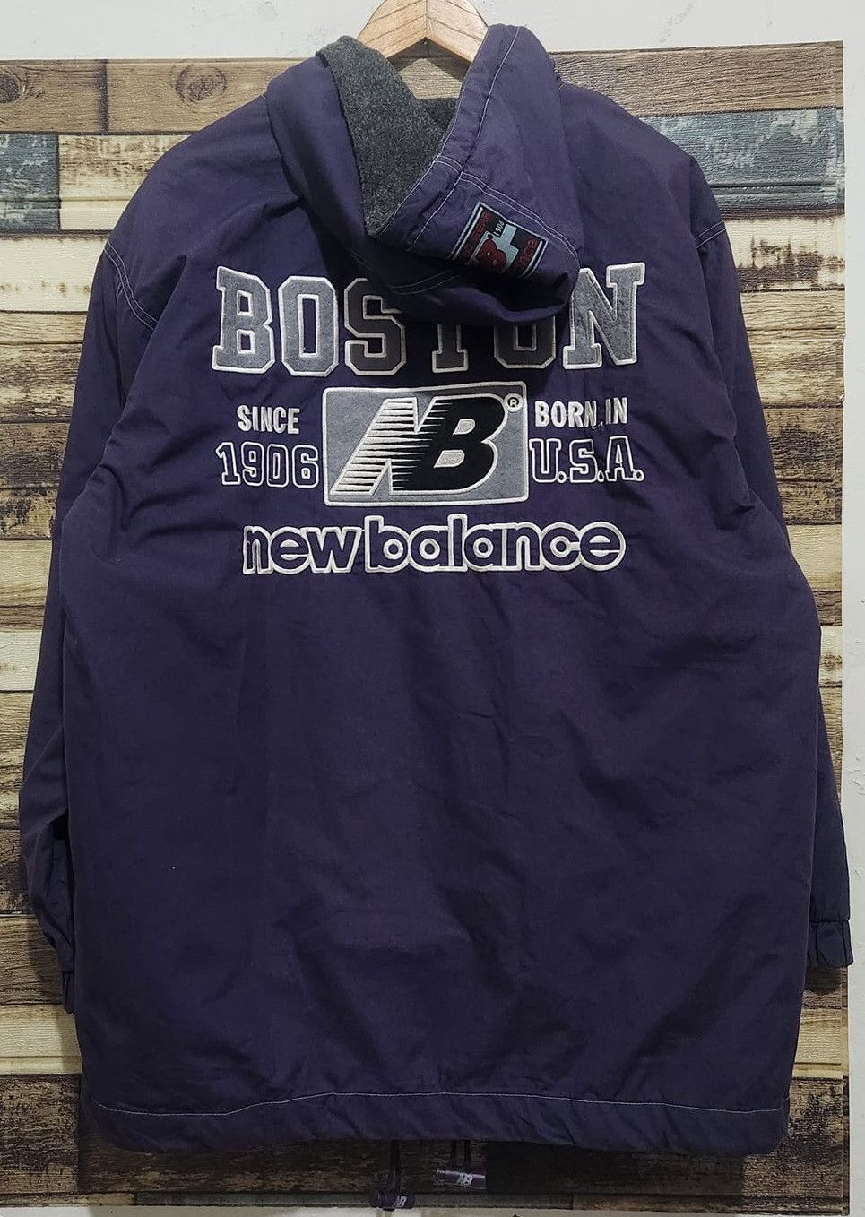 Vintage 90s New Balance Boston USA Athletic Gear Jacket