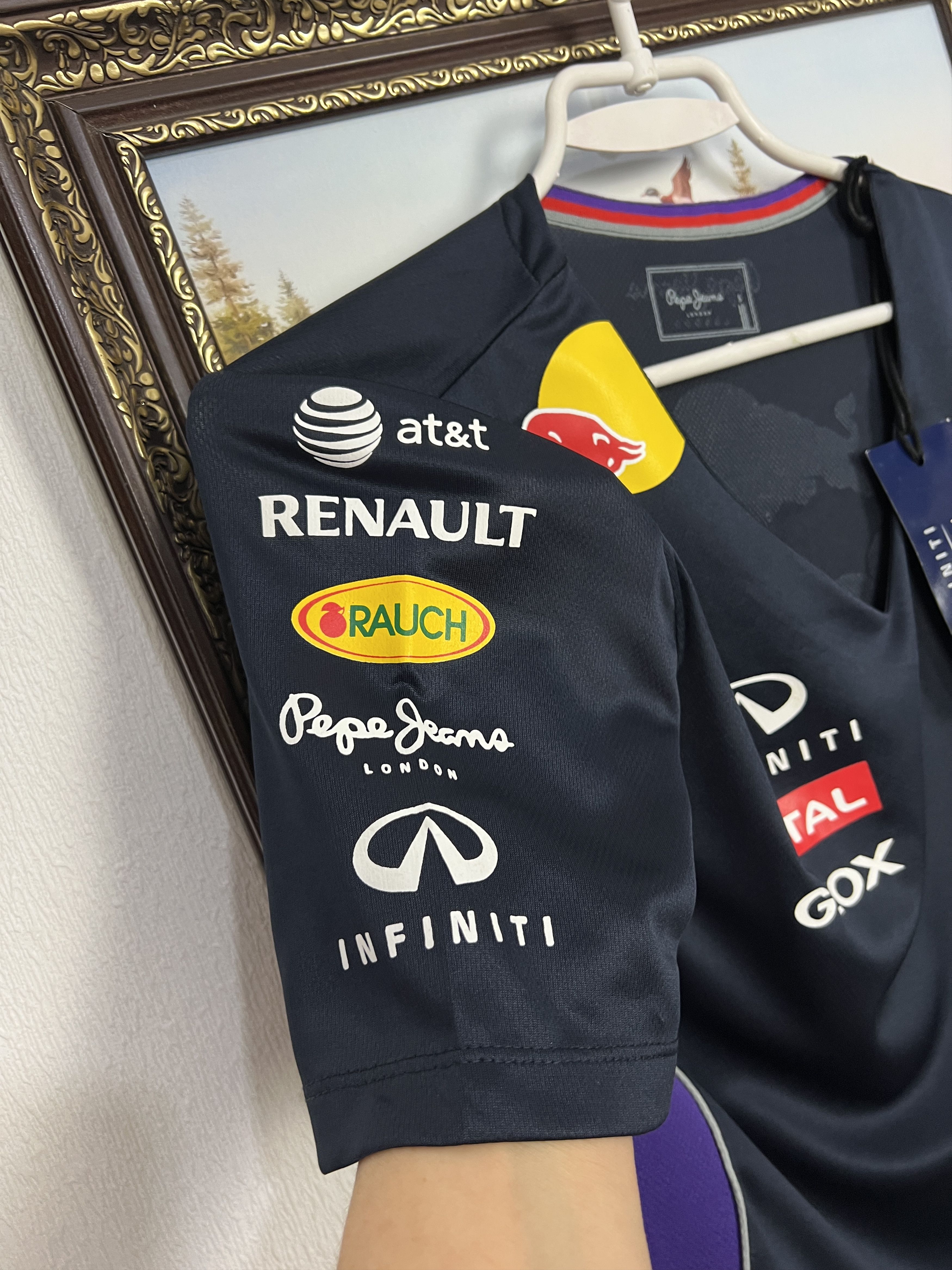 Pepe Jeans Jersey Infinity Red Bull F1 Formula Racing Shirt Tee Size S / US 4 / IT 40 - 5 Thumbnail