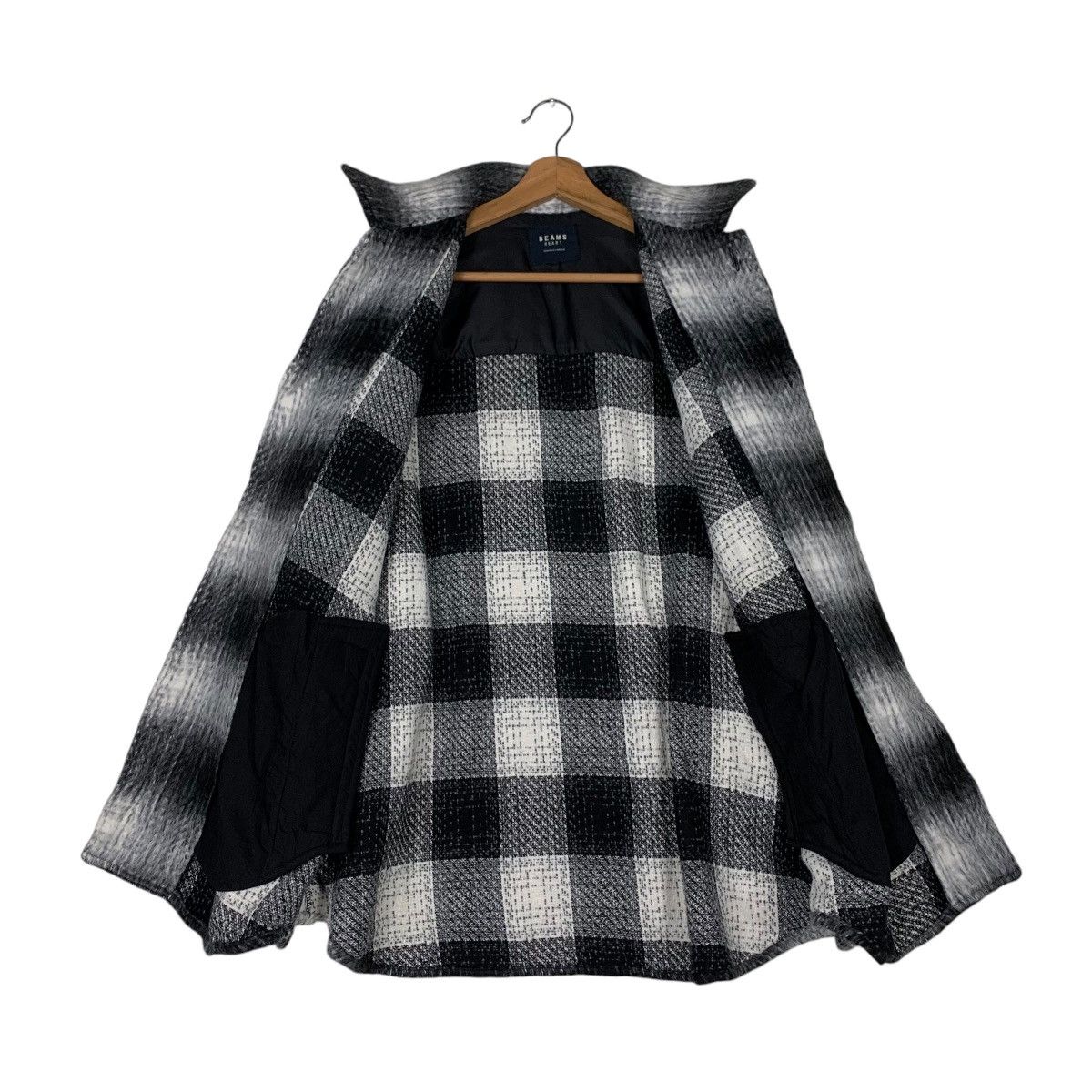 Beams Plus BEAMS HEART Shadow Plaid Flannel #1422-C64 Size US M / EU 48-50 / 2 - 11 Thumbnail