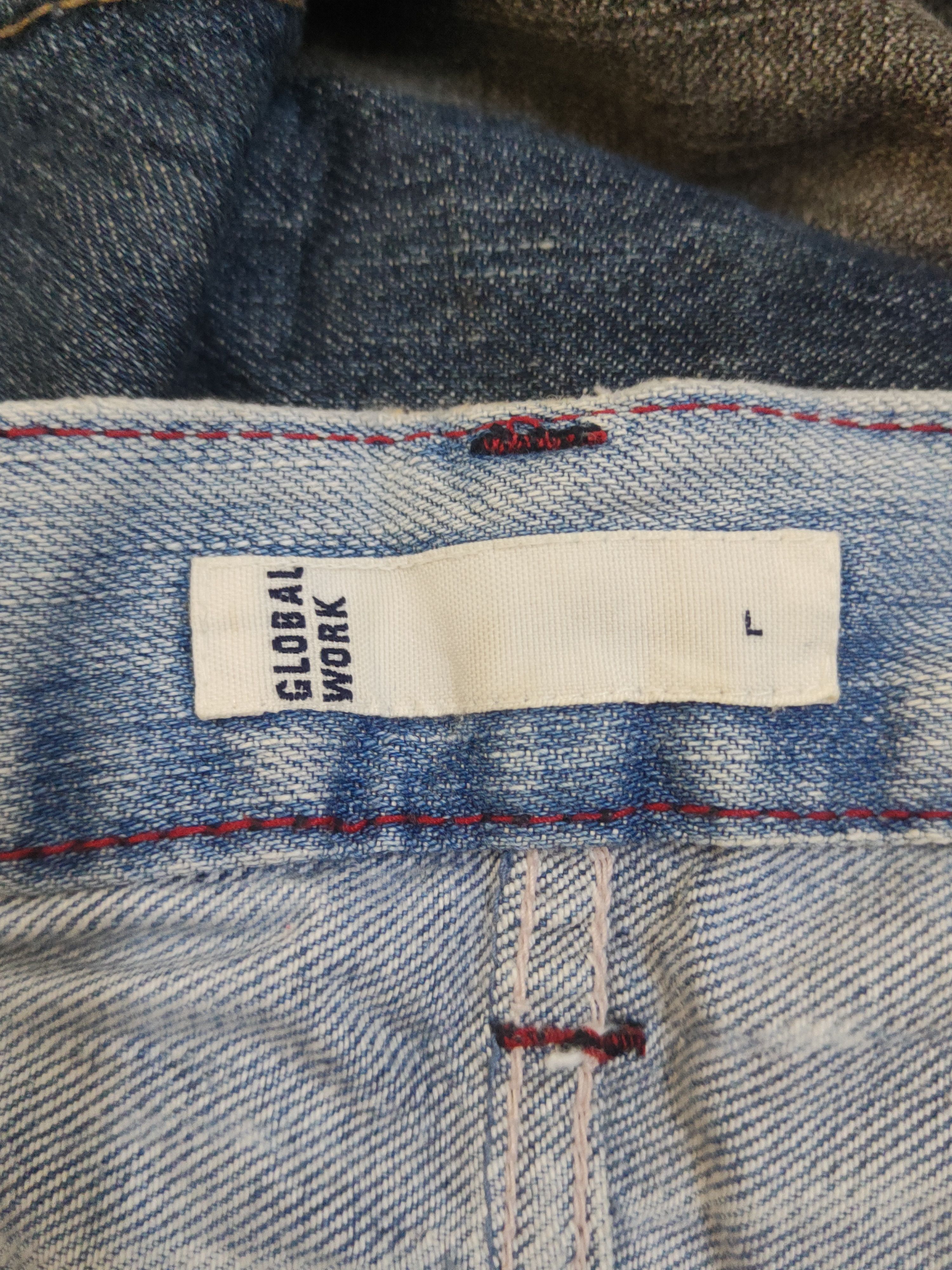 Global Work Global Work Light Blue Distressed Ripped denim Jeans #W1604 Size US 32 / EU 48 - 16 Thumbnail