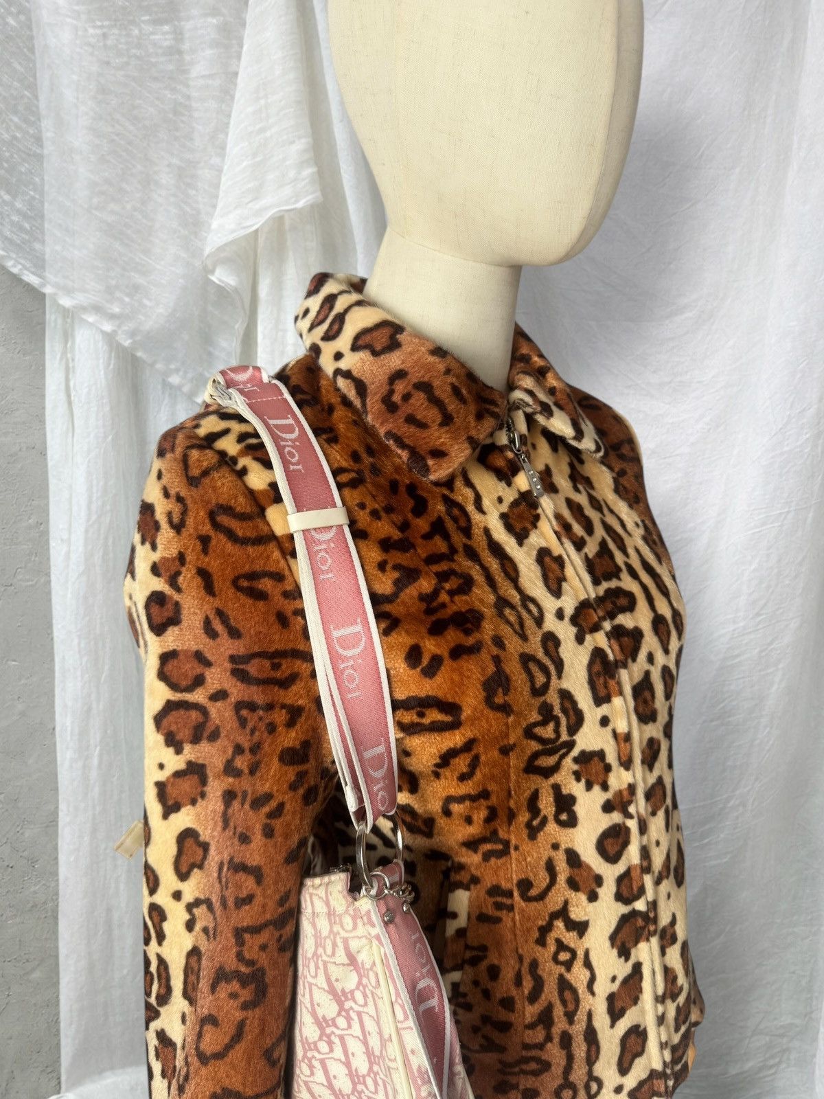 Hysteric Glamour 2000’s Aesthetic Vintage Y2K Leopard Faux Fur Jacket Size M / US 6-8 / IT 42-44 - 5 Thumbnail