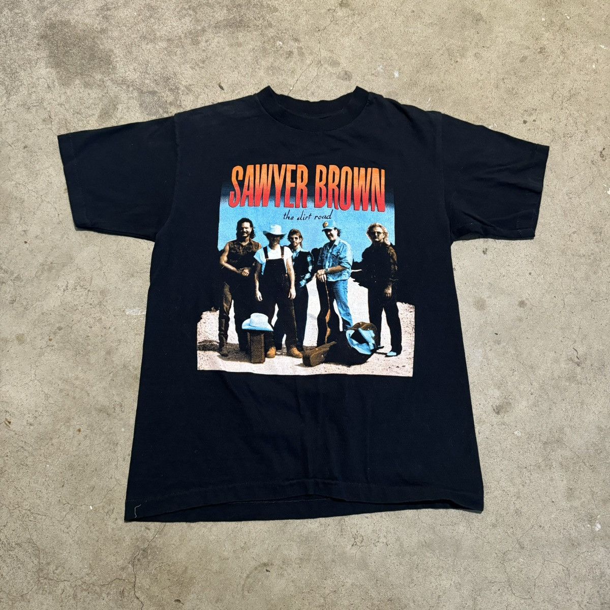 Band Tees × Vintage VINTAGE SAWYER BROWN TOUR TEE! Size US M / EU 48-50 / 2 - 2 Thumbnail