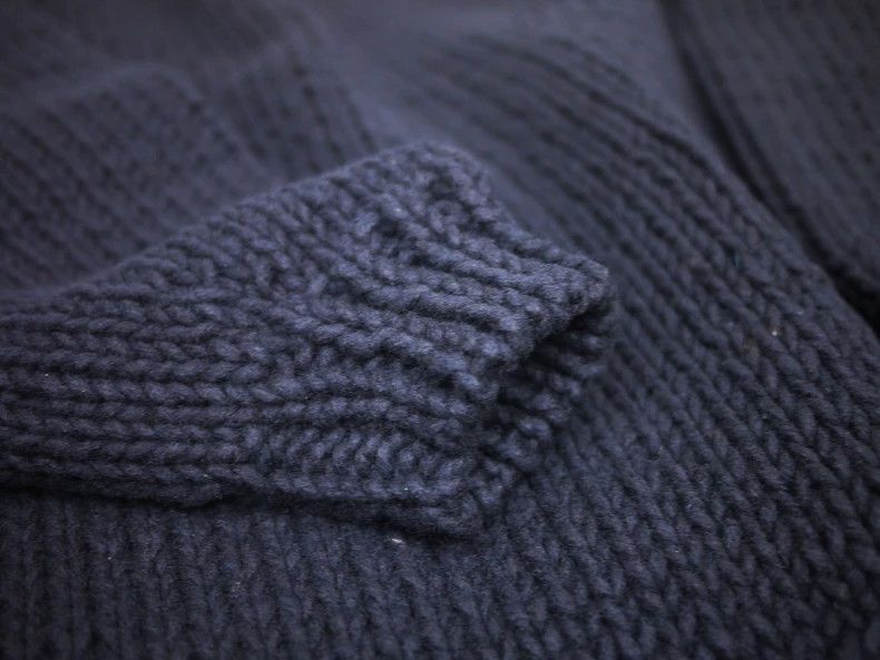 Visvim Hand-Knit Wool Sweater in Black-2506 Size US M / EU 48-50 / 2 - 4 Thumbnail
