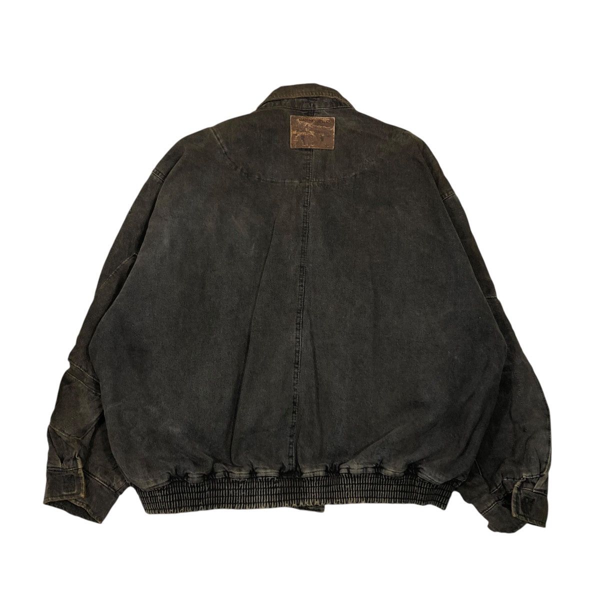 Japanese Brand 🔥VINTAGE BONDAGE BIKER BOMBER JACKET FITZ ISSEY MIYAKE Size US L / EU 52-54 / 3 - 2 Thumbnail