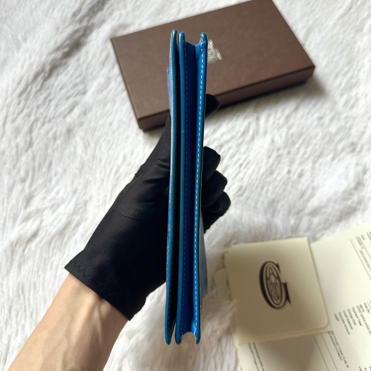 Goyard Goyard Richelieu Long Wallet Blue Size ONE SIZE - 13 Thumbnail