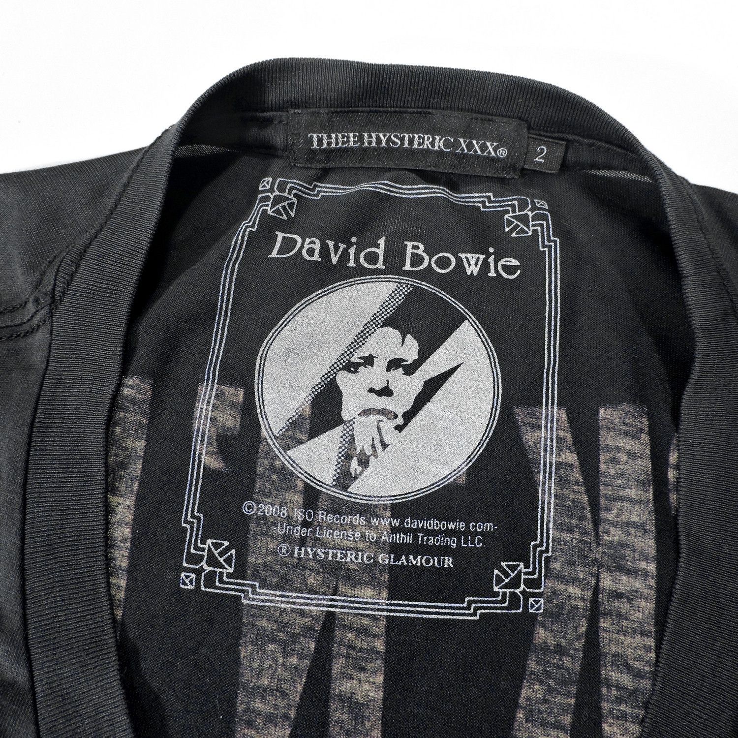 Hysteric Glamour 2008 HYSTERIC GLAMOUR X DAVID BOWIE T-SHIRT Size US M / EU 48-50 / 2 - 3 Thumbnail