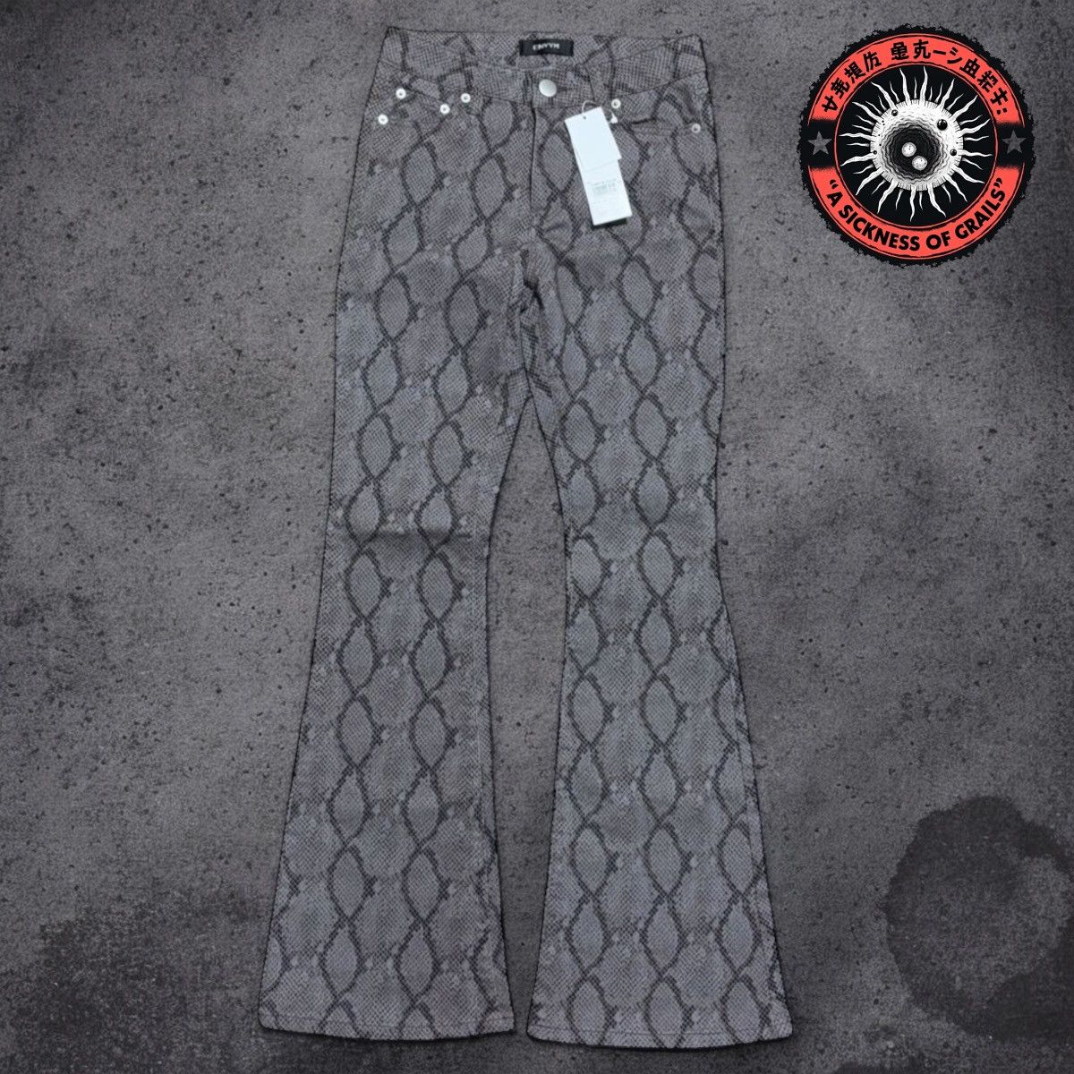 Japanese Brand Python Flared Archive Denim 00s Size US 28 / EU 44 - 1 Thumbnail