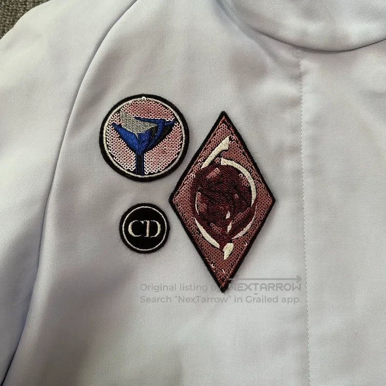 Dior Dior Medal scales, hooded zipper, jacket Size XXS / US 00 / IT 34 - 2 Thumbnail