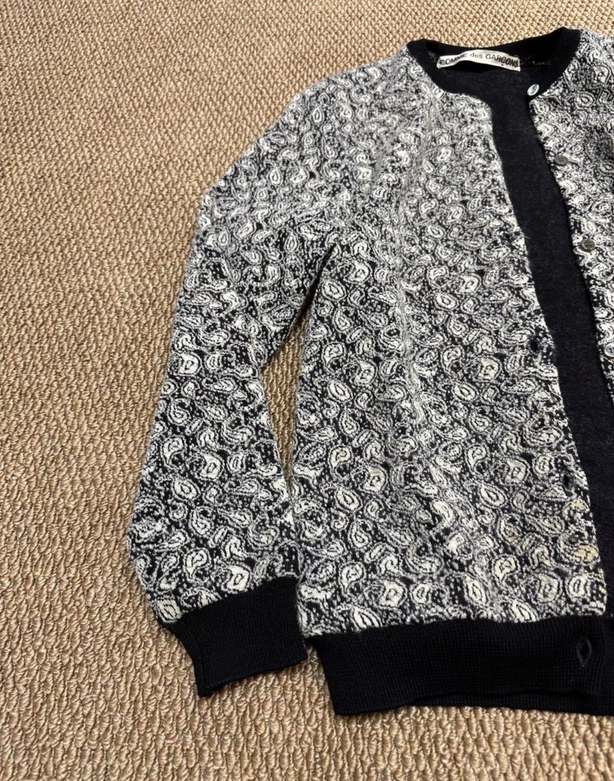 Comme des Garcons COMME des GARÇONS Archive Jacquard Wool Sweater K23 Size S / US 4 / IT 40 - 2 Thumbnail