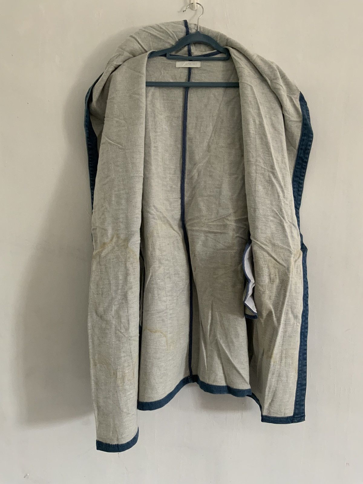 Denime Cecil Mcbee Indigo Denim Cardigan Size US M / EU 48-50 / 2 - 3 Thumbnail