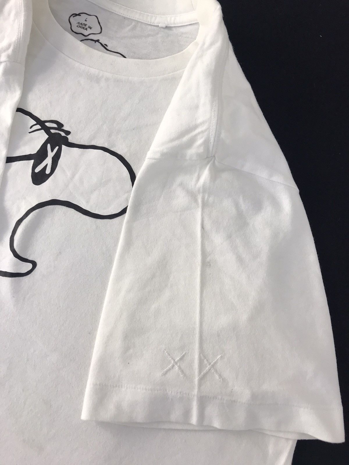Kaws × Peanuts Kaws X Peanuts Joe Snoopy Big Printed Crewneck Tee Size US L / EU 52-54 / 3 - 5 Thumbnail