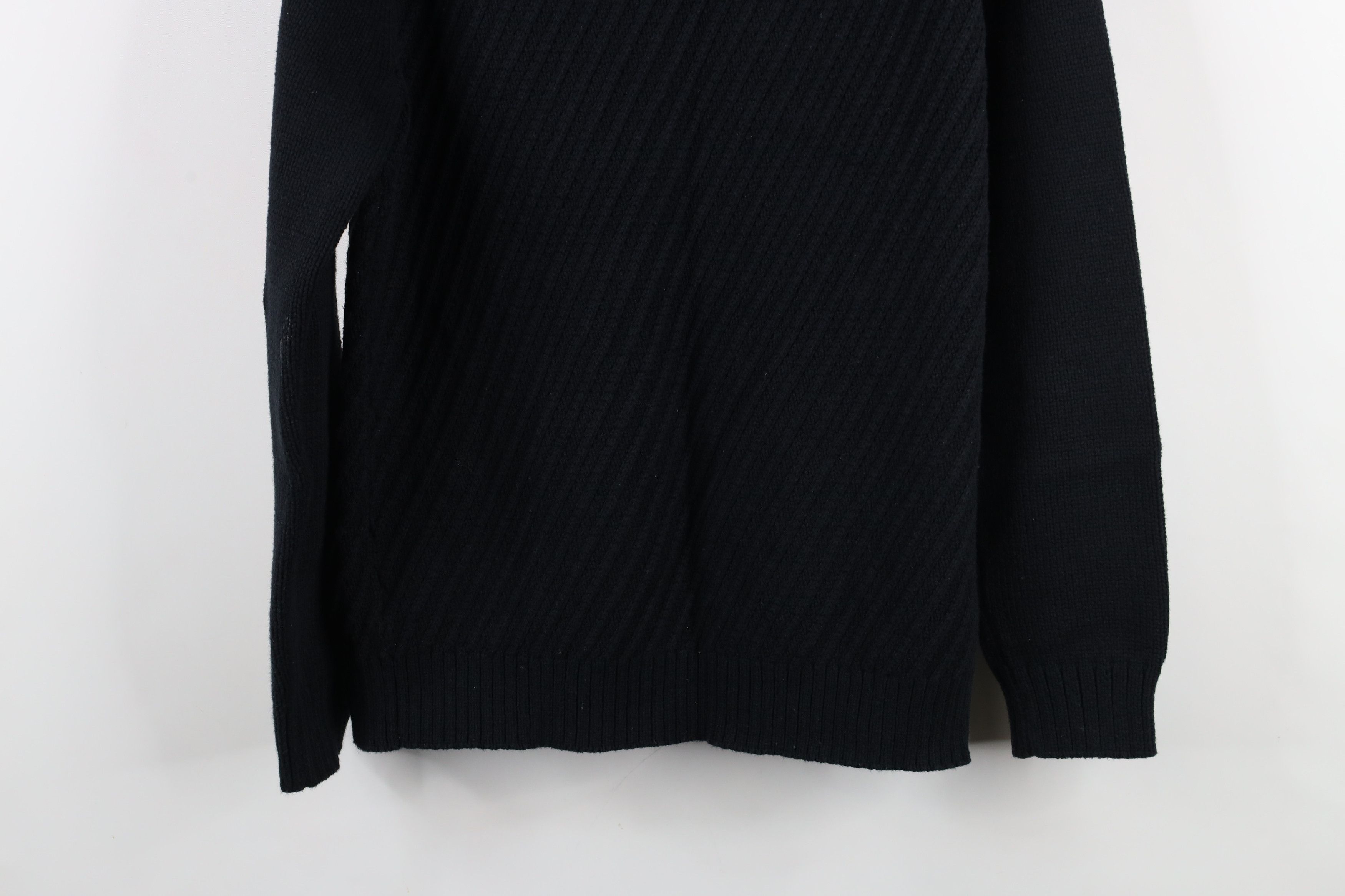 Express × Vintage Vintage Y2K Express Babydoll Ribbed Knit Turtleneck Sweater Size L / US 10 / IT 46 - 11 Thumbnail