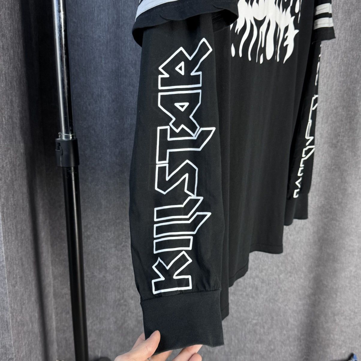 Killstar KILLSTAR Layered oversized longsleeve gothic punk sweatshirt Size US M / EU 48-50 / 2 - 5 Thumbnail