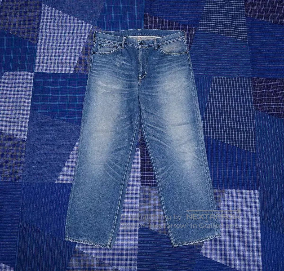 Visvim Visvim Fluxus Denim 01 Indigo Pants. Size US 36 / EU 52 - 1 Thumbnail