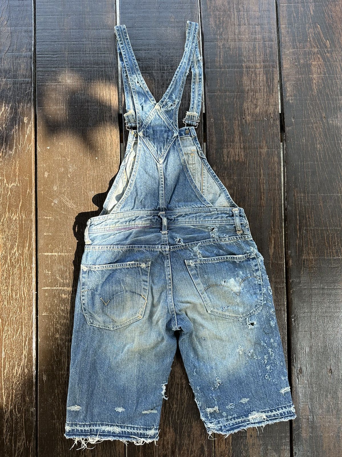 Hysteric Glamour × Vintage Vintage hysteric glamour overall short denim rare design Size 30" / US 8 / IT 44 - 2 Thumbnail