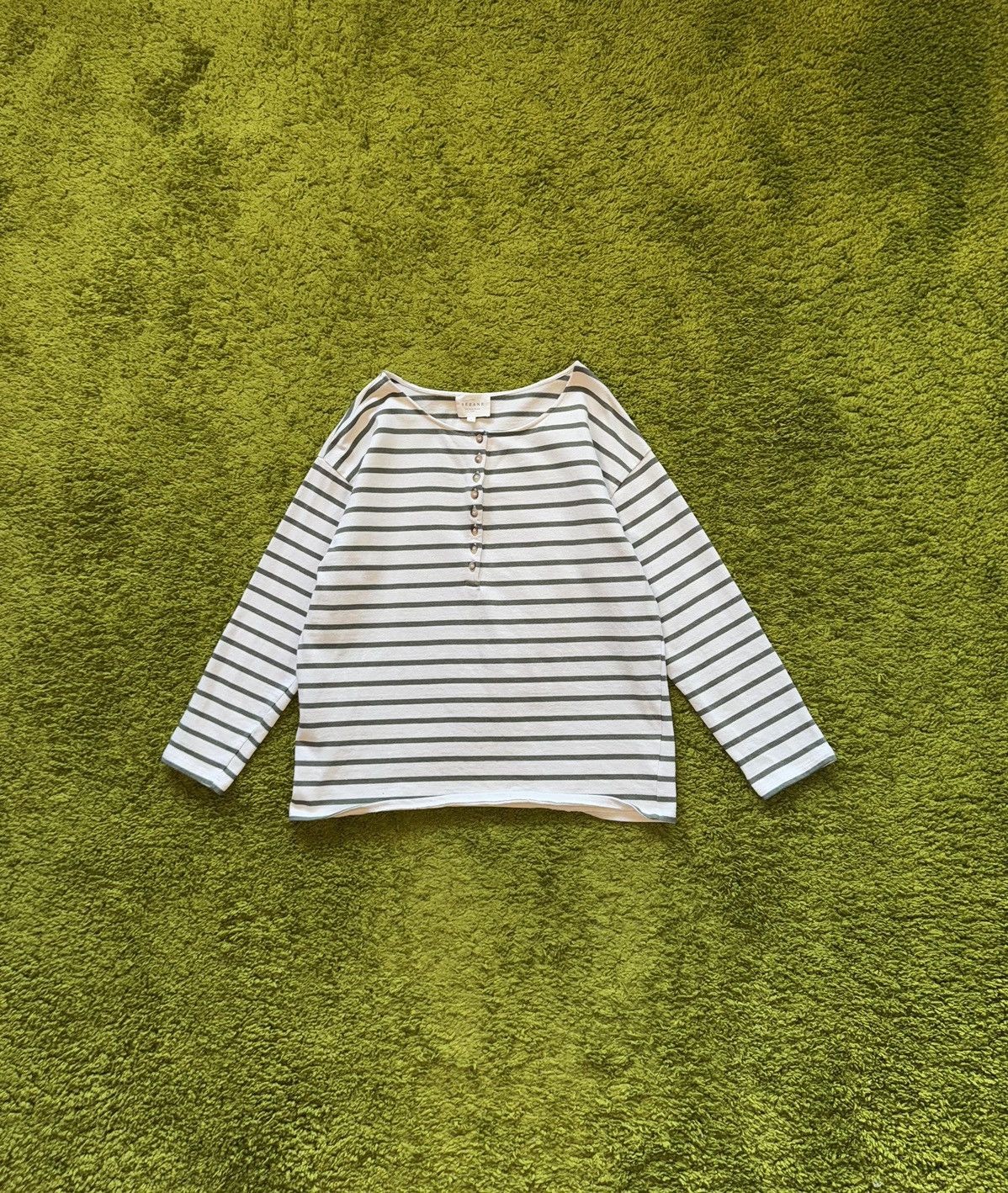 Designer × Sezane Sezane Paris striped longsleeve blouse Size L / US 10 / IT 46 - 1 Thumbnail