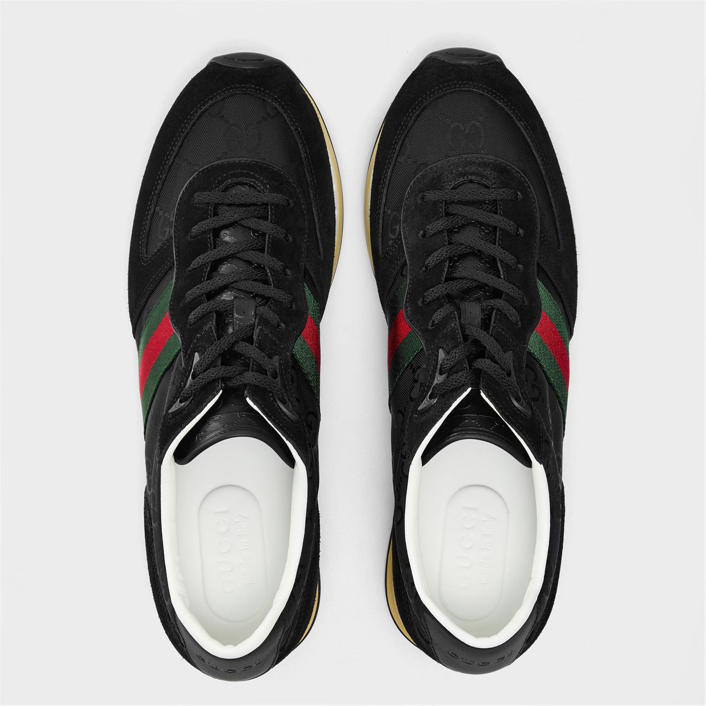 Gucci o1g2r1mq0426 Runners Sneakers in Black Size US 6.5 / EU 39-40 - 5 Thumbnail