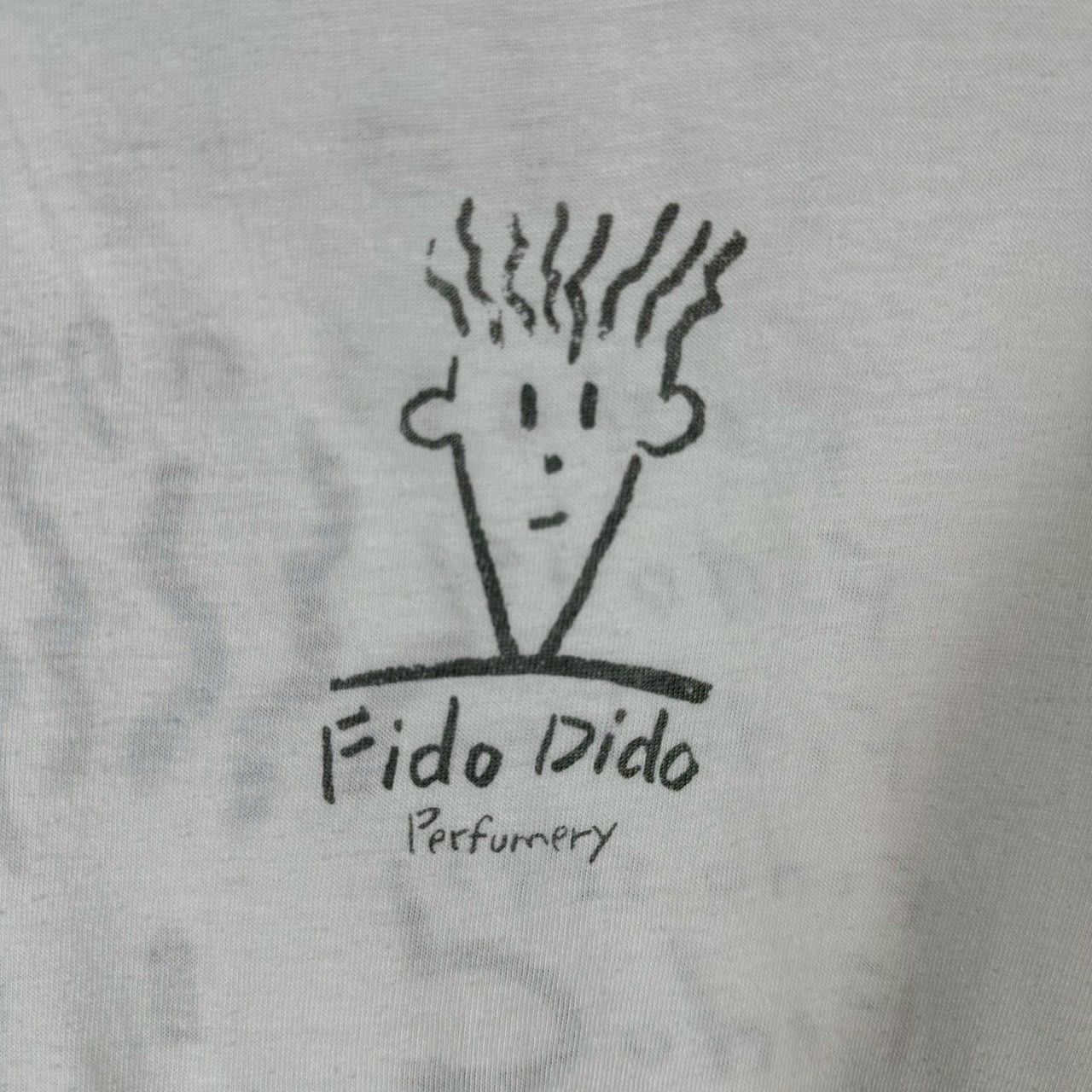 Vintage Vintage 1985 Fido Dido Perfumery Cartoon Artwork T-shirt Size US L / EU 52-54 / 3 - 2 Thumbnail