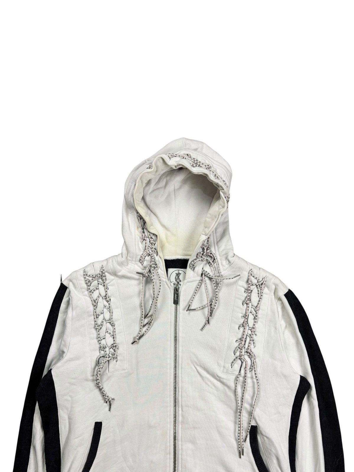 BUFFALO BOBS 2000s Xfrm - Multilace Vkei Style Zip Hoodie Size US M / EU 48-50 / 2 - 4 Thumbnail