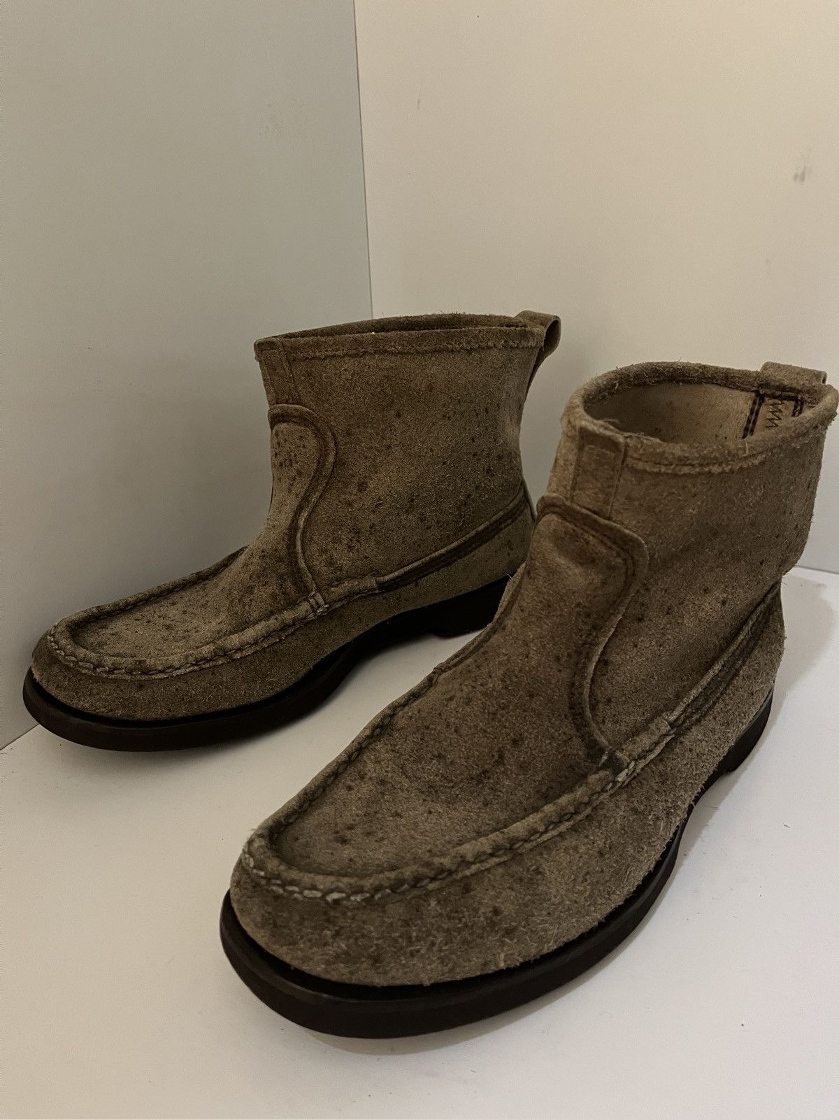 Russell Moccasin Co. Russell Moccasin Laramie Suede Boots Pull On Size US 8.5 / EU 41-42 - 2 Thumbnail