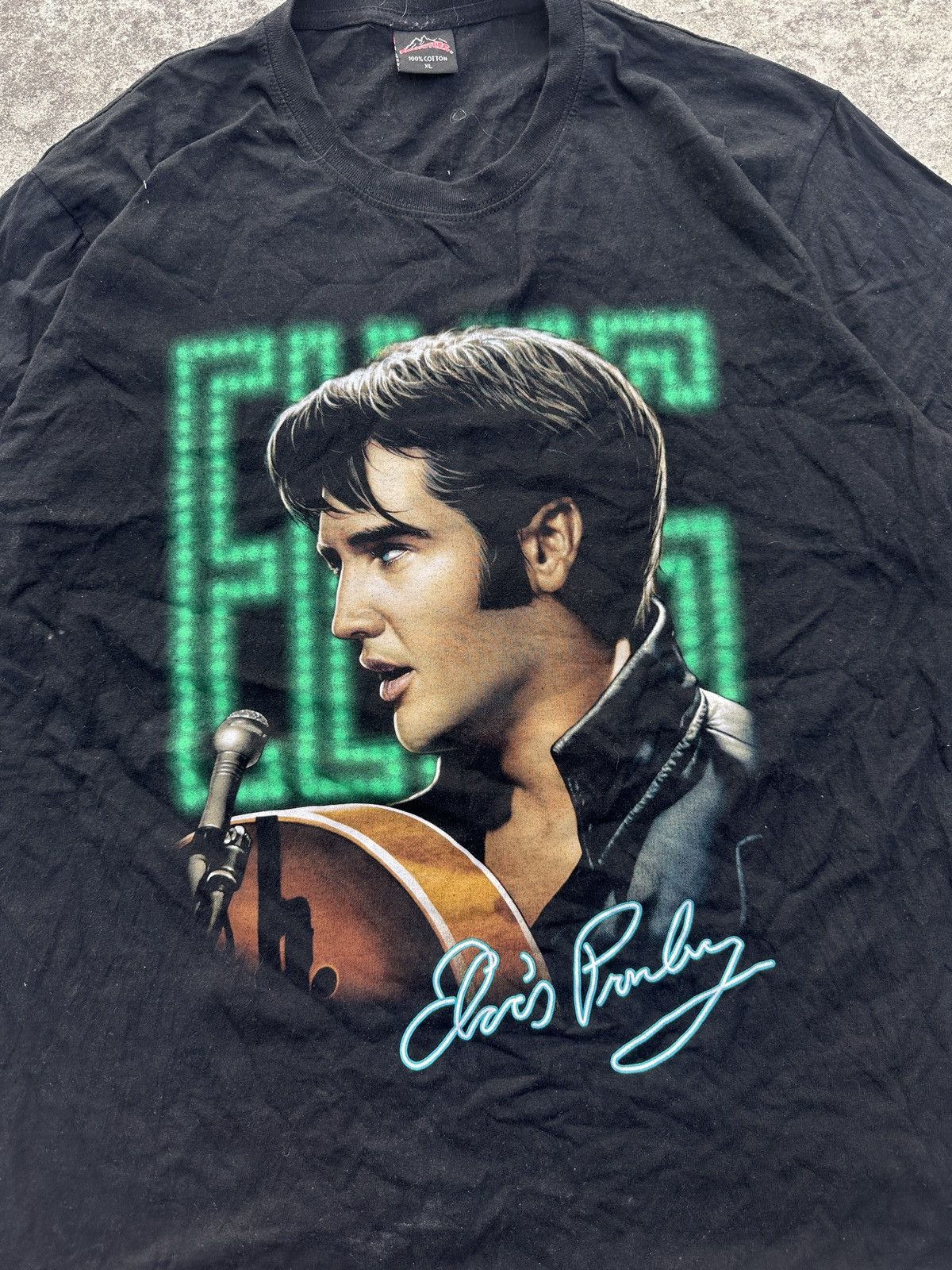 Band Tees Vintage Elvis 90s T-shirt Bands Tees Streetwear USA XL Rock Size US XL / EU 56 / 4 - 2 Thumbnail