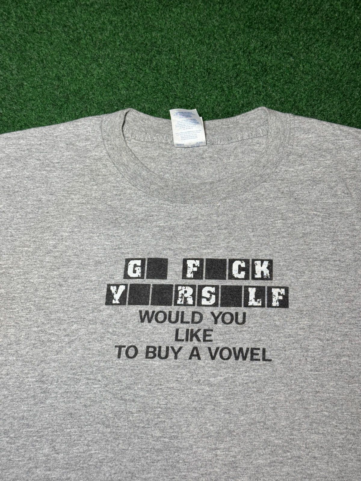 Vintage Vintage Go F Yourself Wheel Of Fortune Punk XL T Shirt Size US XL / EU 56 / 4 - 2 Thumbnail