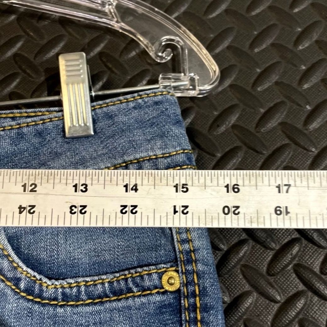 Vintage Seven7 Blue Skinny Denim Jeans Women's Size 4 Size 27" / US 4 / IT 40 - 5 Thumbnail