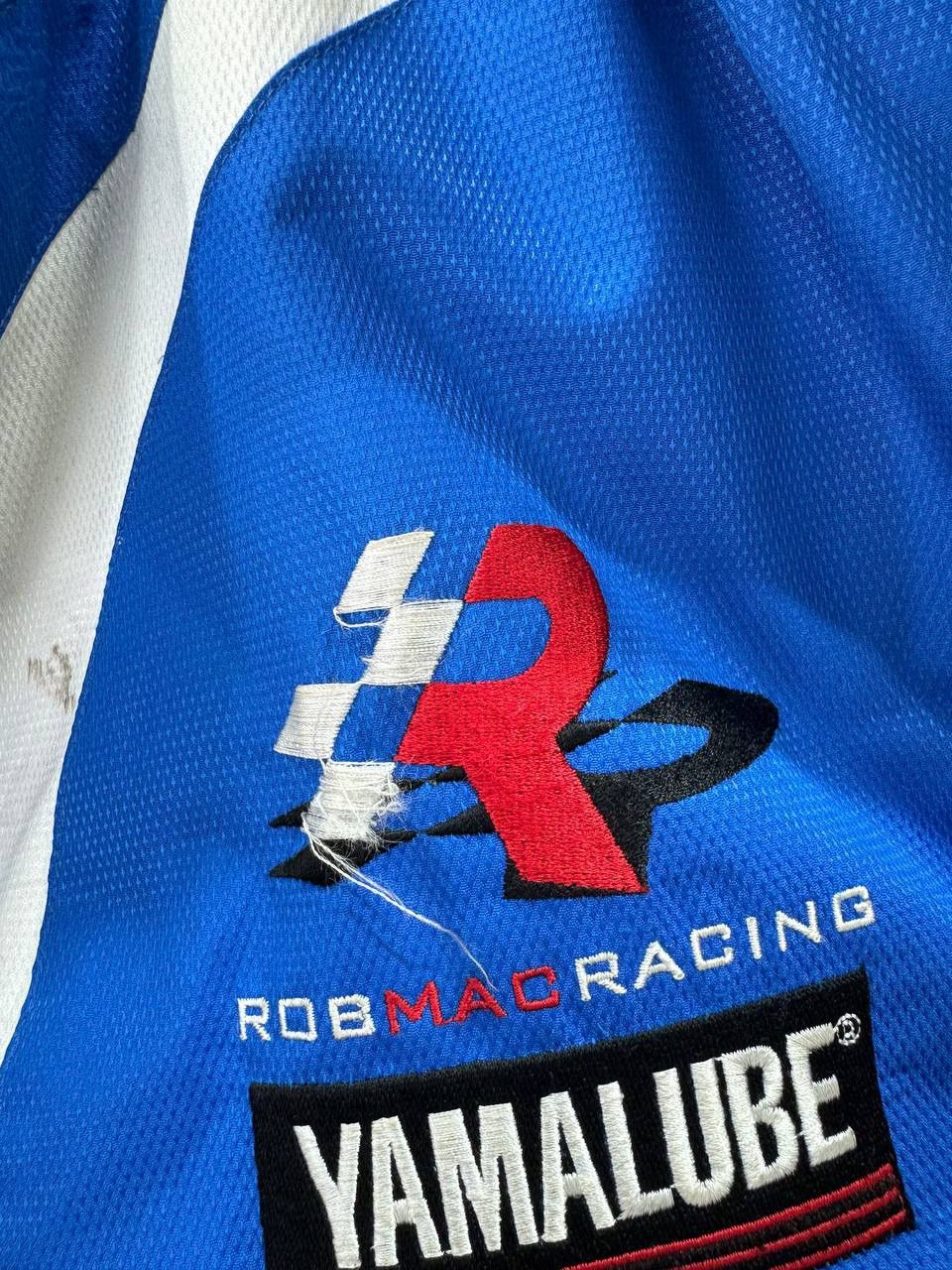Yamaha Yamaha Rob Mac Racing R1 Mens Full Zip Jacket Blue Nylon Size US XL / EU 56 / 4 - 25 Thumbnail