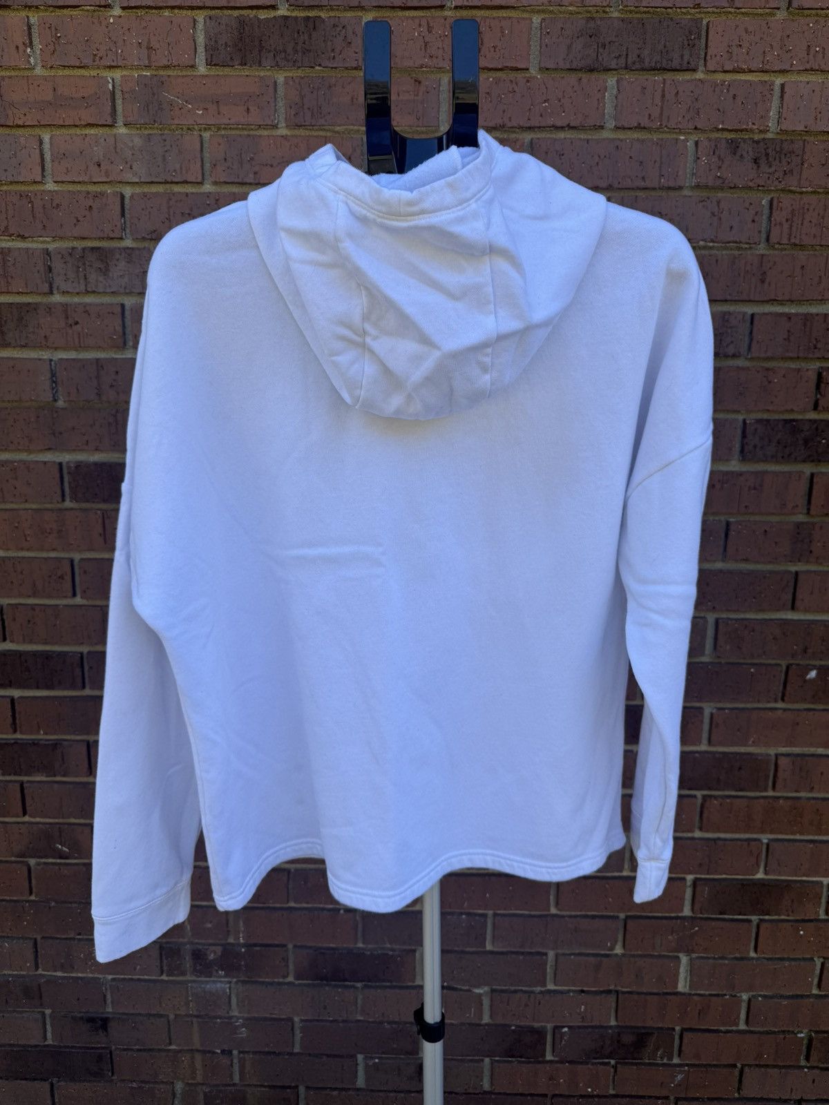 Under Armour Under Armour Loose Fit Cowl Neck Logo Hoodie White Silver Size XL / US 12-14 / IT 48-50 - 6 Thumbnail