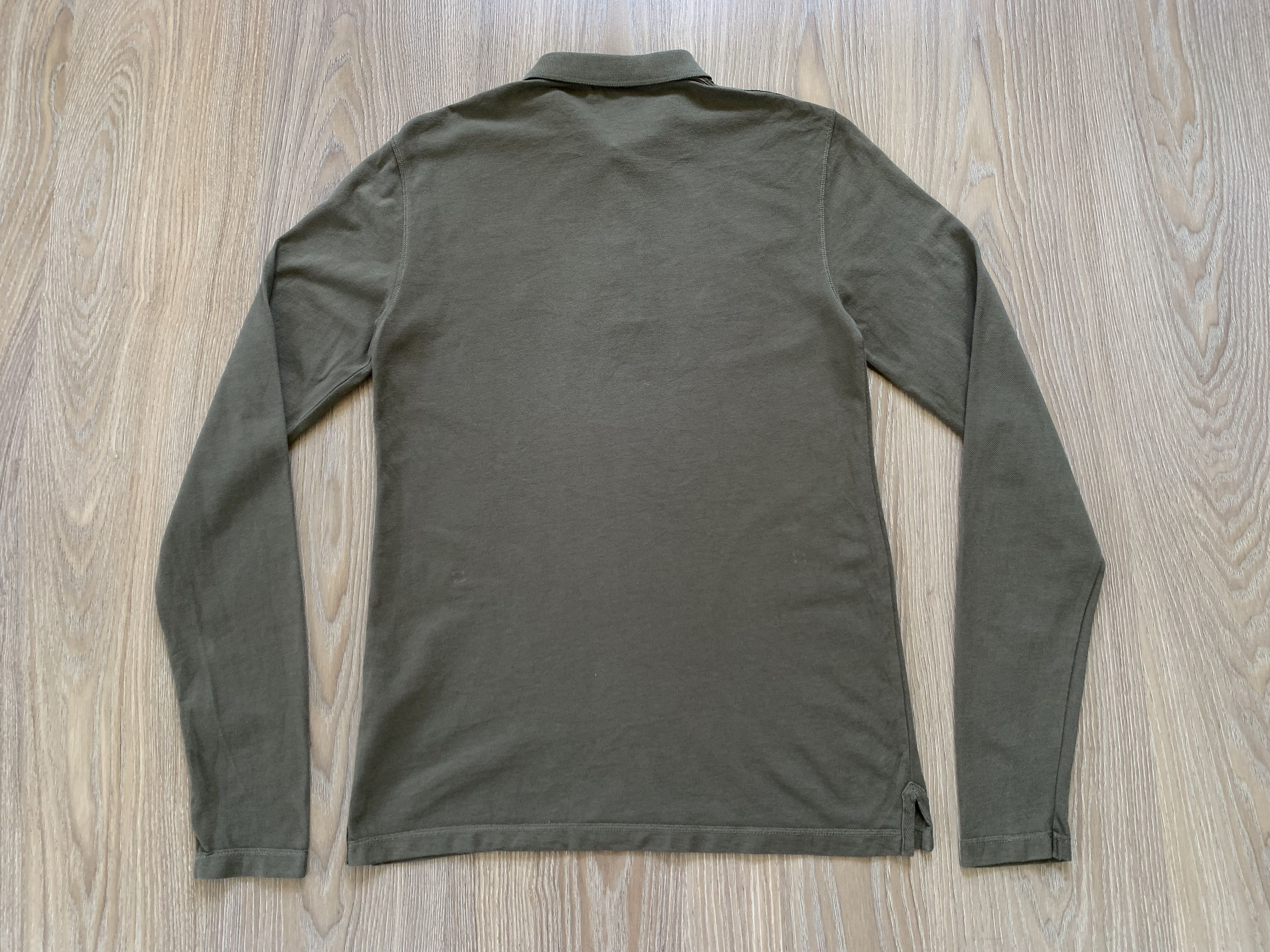 Allsaints Allsaints Khaki Long Sleeve Polo T Shirt Size US XS / EU 42 / 0 - 3 Thumbnail